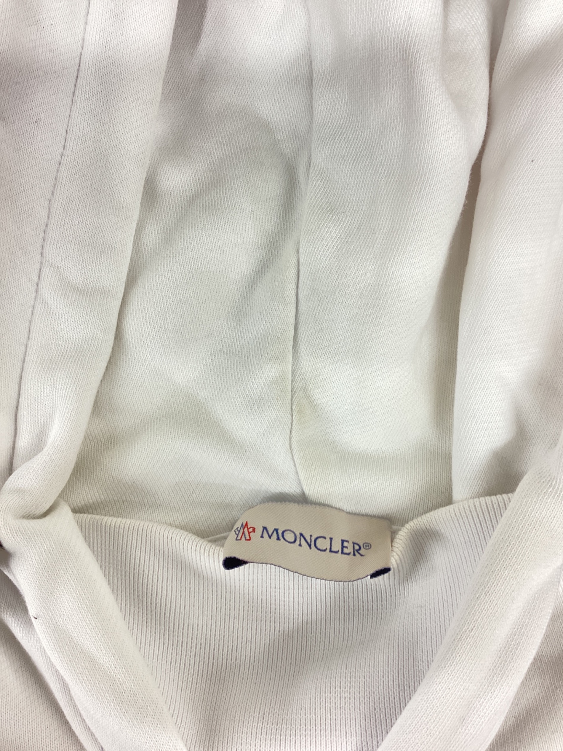 中古・古着通販】MONCLER (モンクレール) パーカー ホワイト サイズ:M
