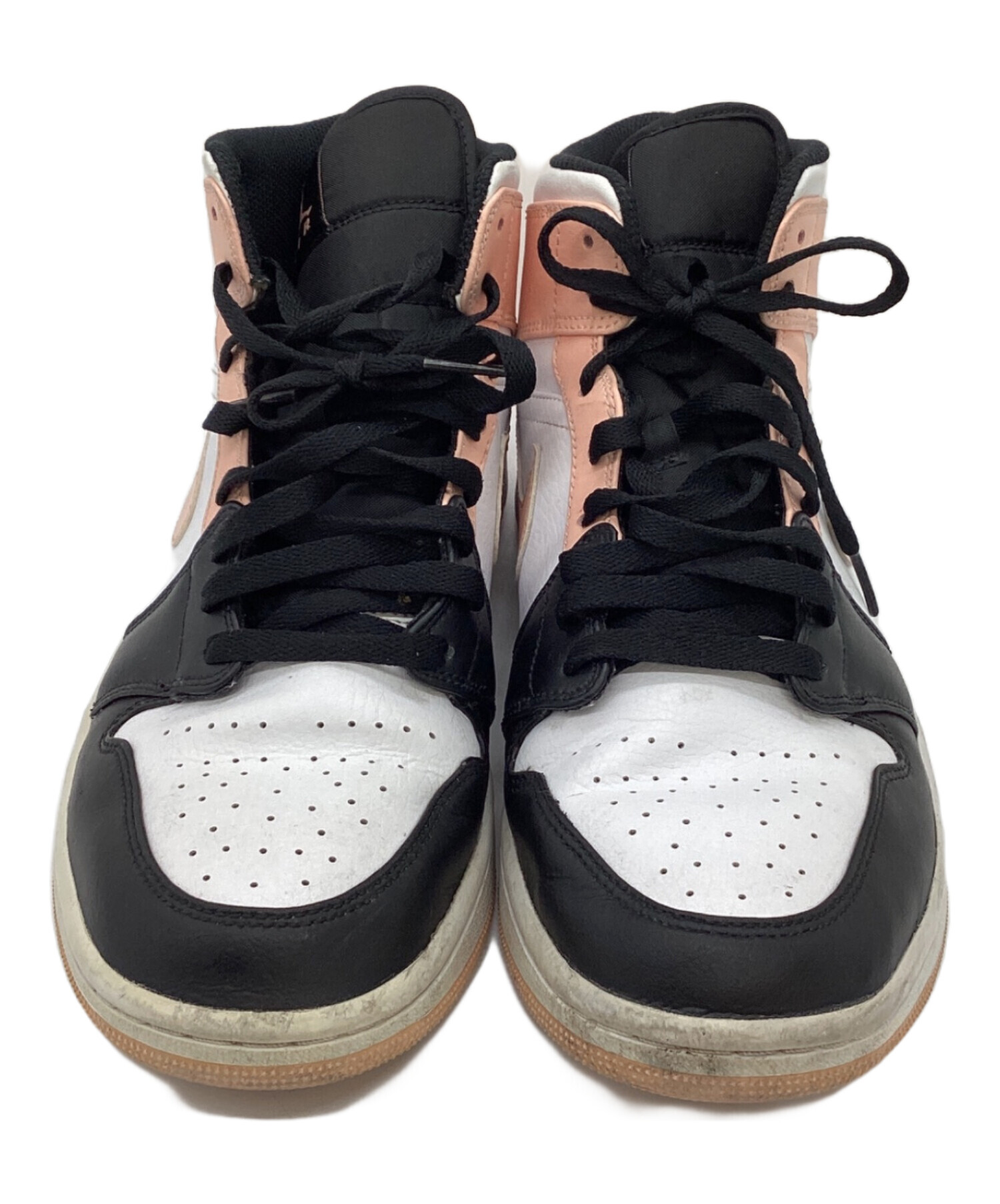 中古・古着通販】NIKE (ナイキ) ハイカットスニーカー ピンク×ブラック 