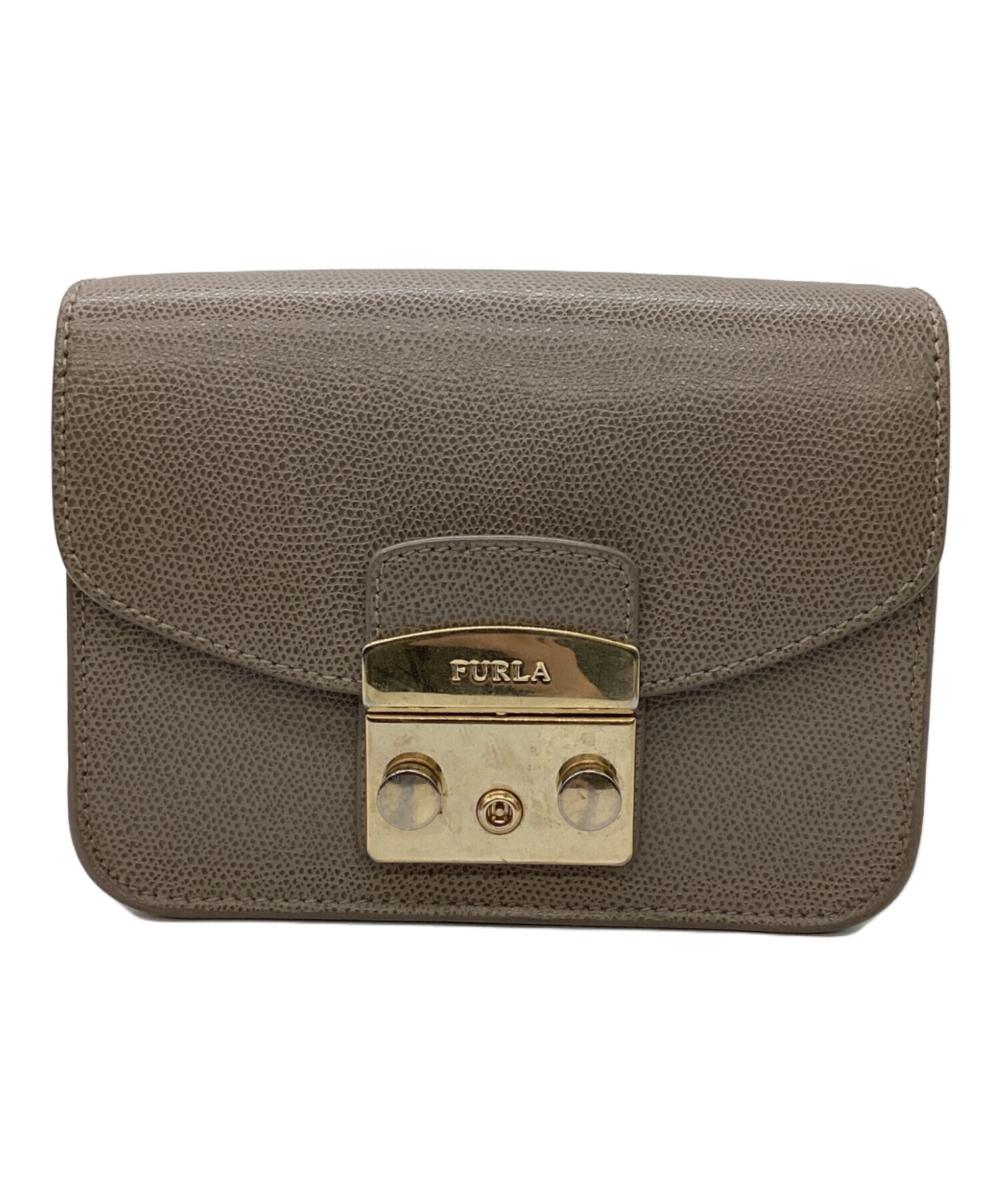 中古・古着通販】FURLA (フルラ) ショルダーポーチ グレー｜ブランド 