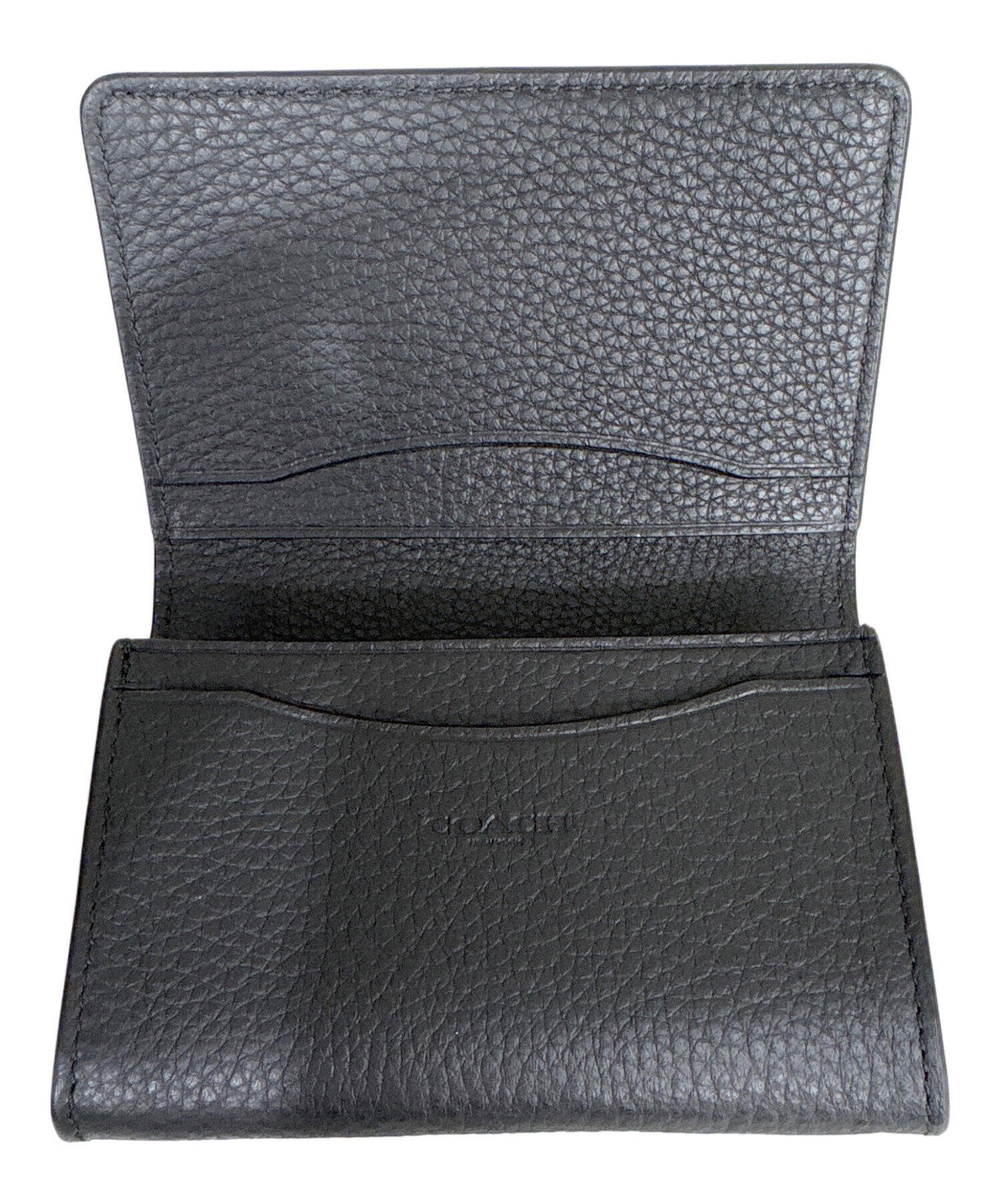coach カードケース(未使用美品) 中古・古着通販】COACH (コーチ) カードケース ブラック｜ブランド