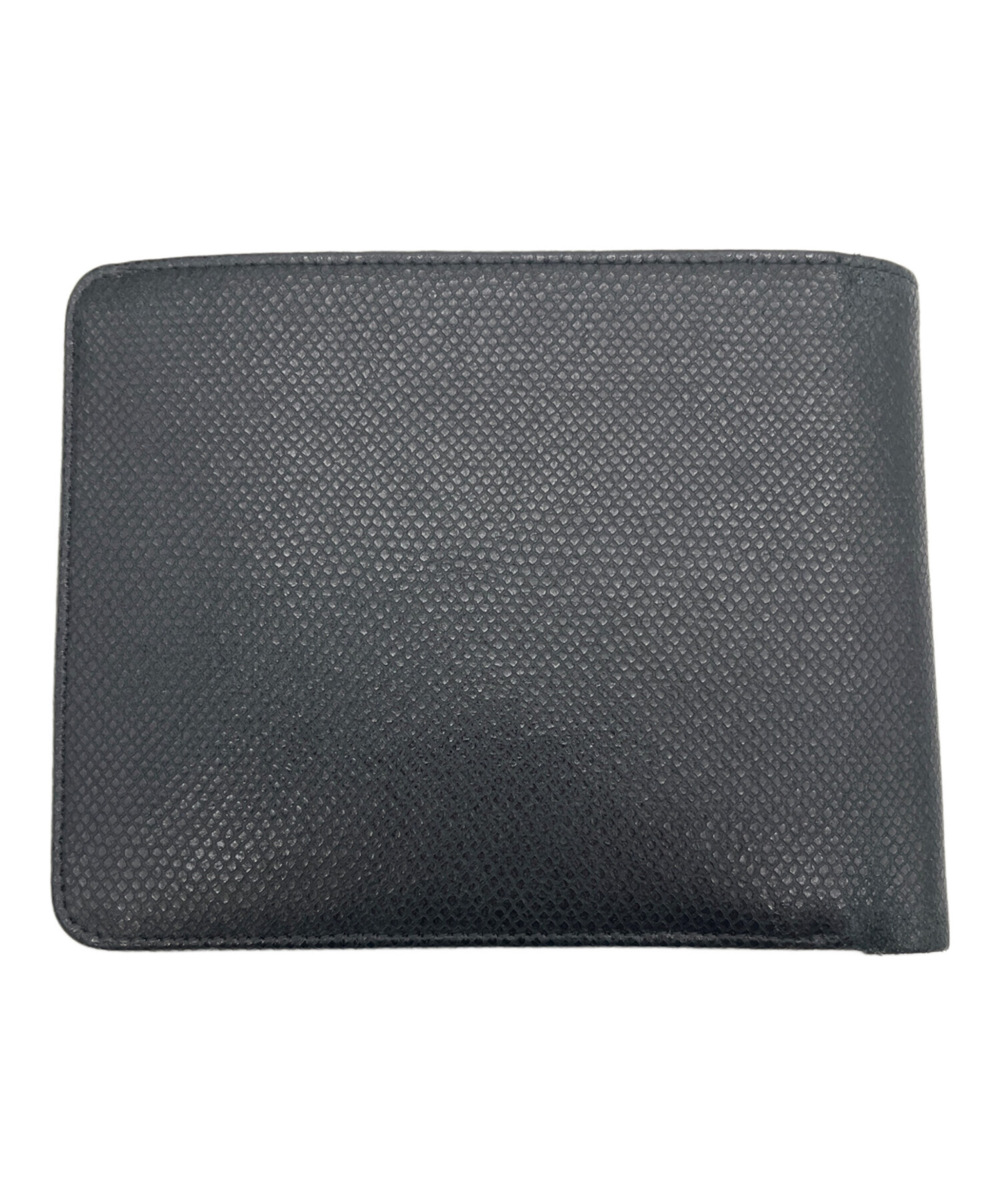 中古・古着通販】MONTBLANC (モンブラン) 2つ折り財布 ブラック