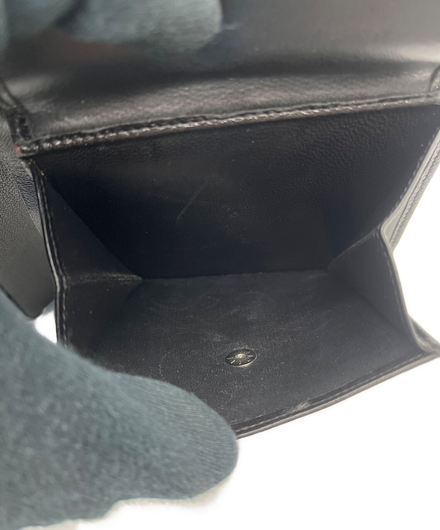 中古・古着通販】MONTBLANC (モンブラン) 2つ折り財布 ブラック
