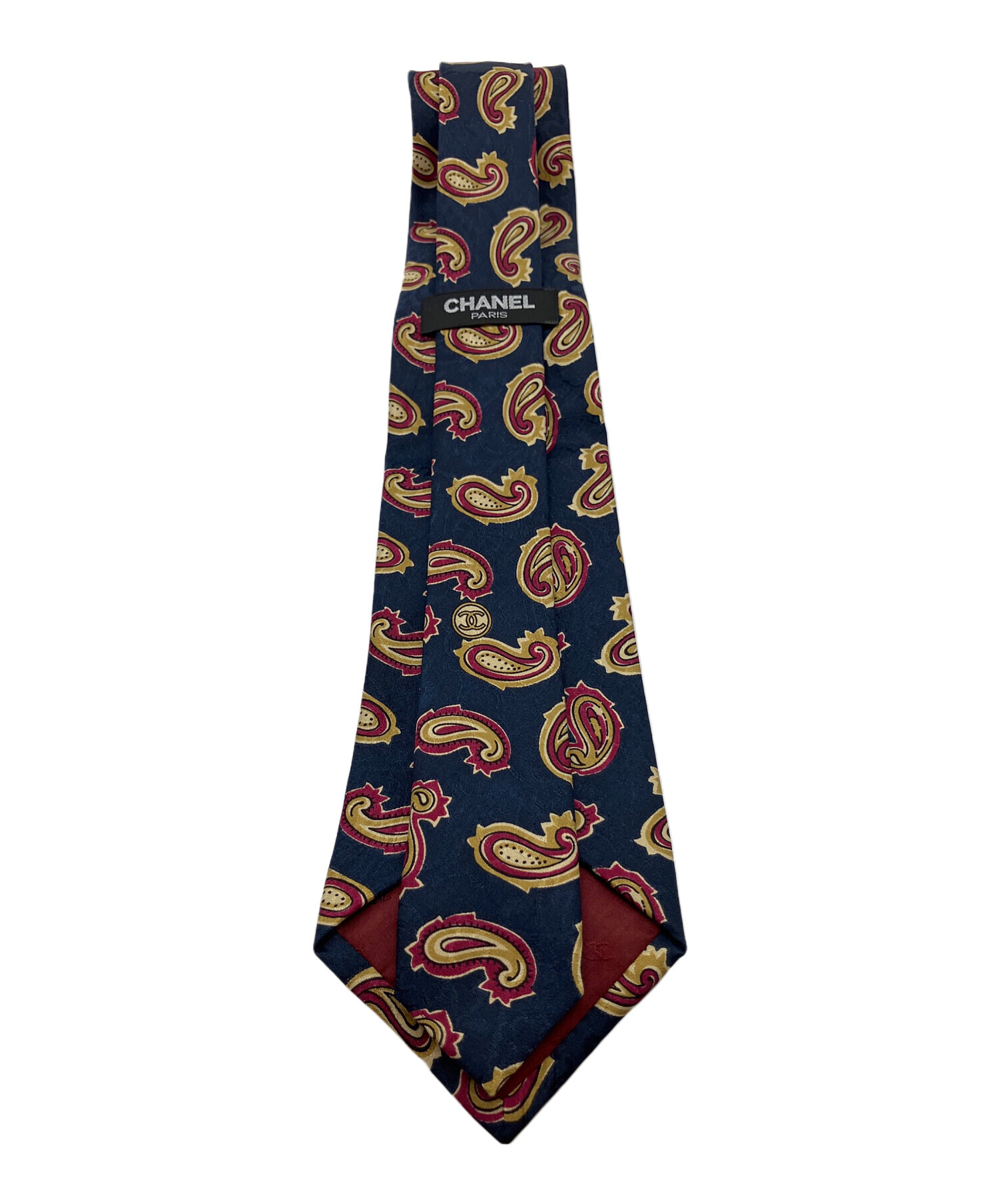 中古・古着通販】CHANEL (シャネル) ネクタイ ネイビー サイズ:表記