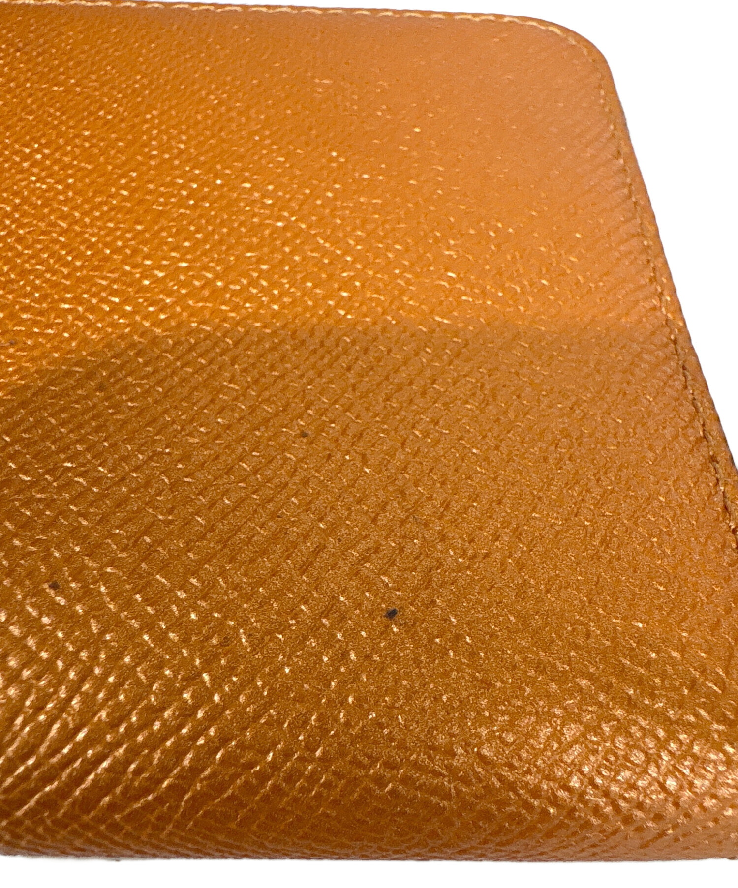 中古・古着通販】COACH (コーチ) ラウンドファスナー長財布 オレンジ