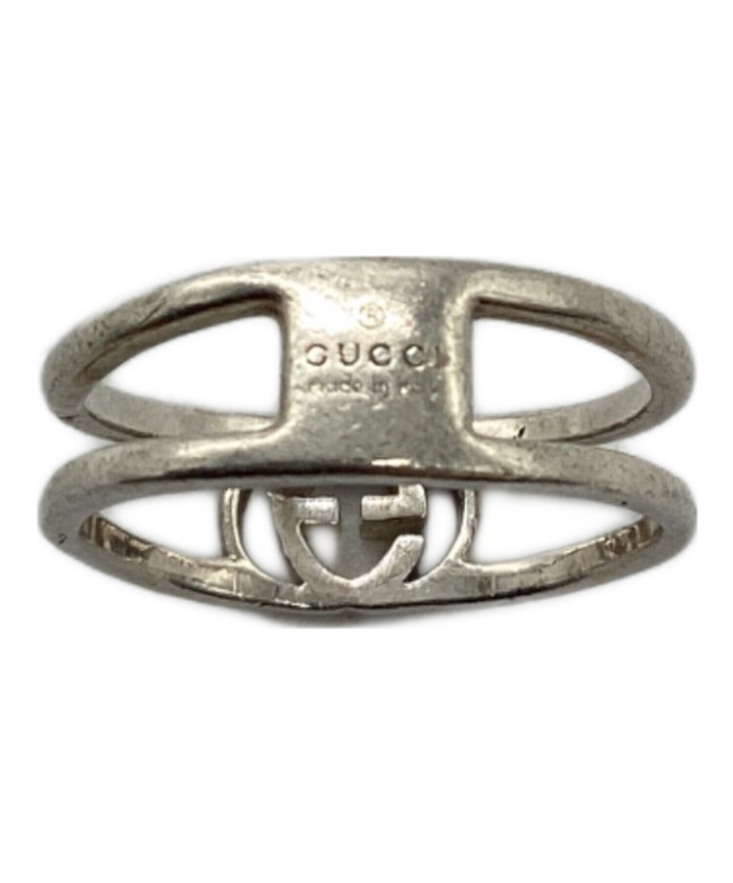 中古・古着通販】GUCCI (グッチ) リング シルバー サイズ:9号 