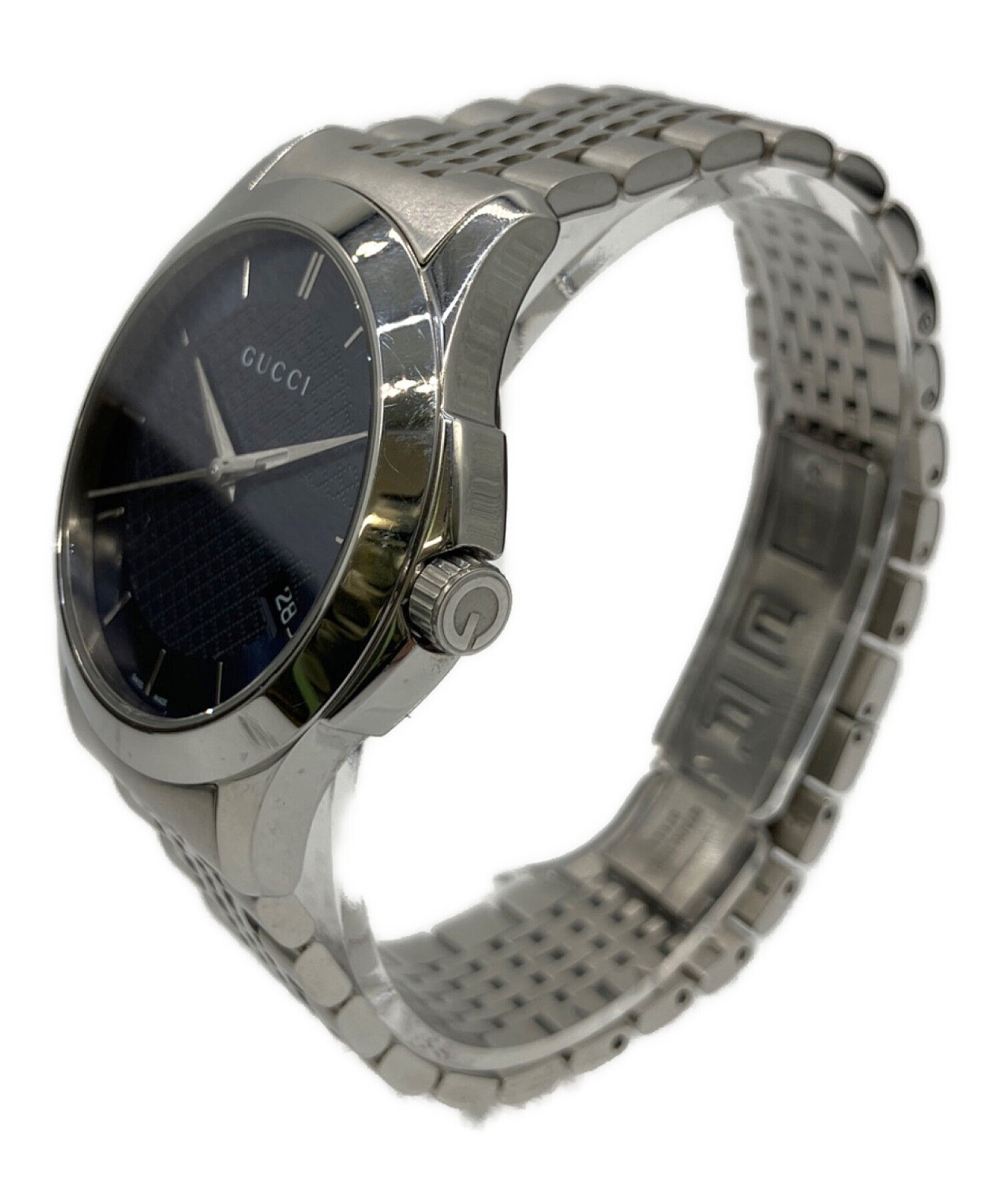 中古・古着通販】GUCCI (グッチ) Gタイムレス ネイビー｜ブランド
