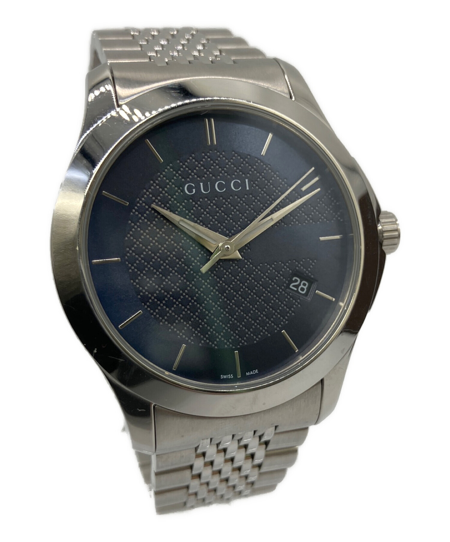 中古・古着通販】GUCCI (グッチ) Gタイムレス ネイビー｜ブランド