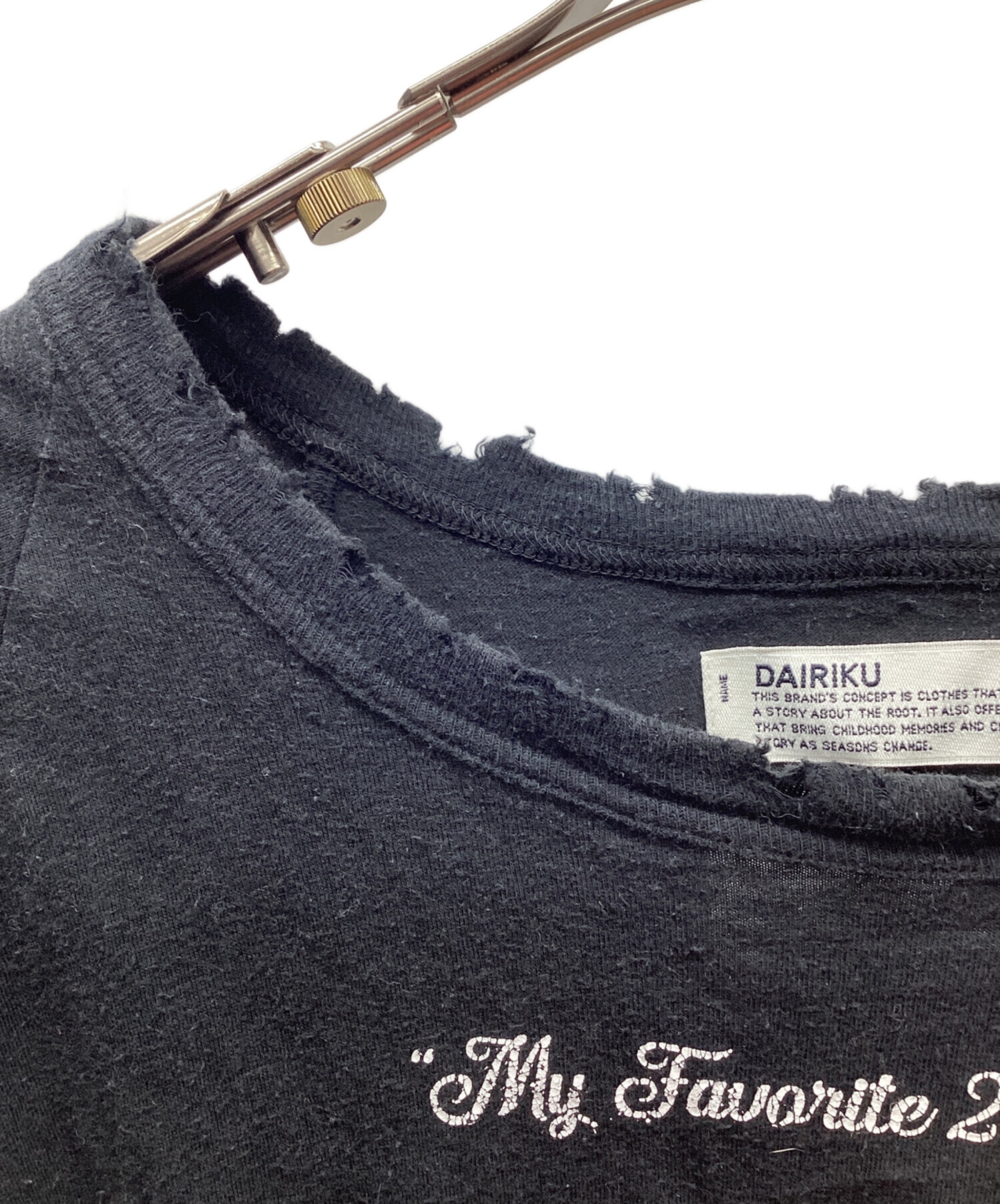 中古・古着通販】DAIRIKU (ダイリク) My Favorite Movies Big Raglan 