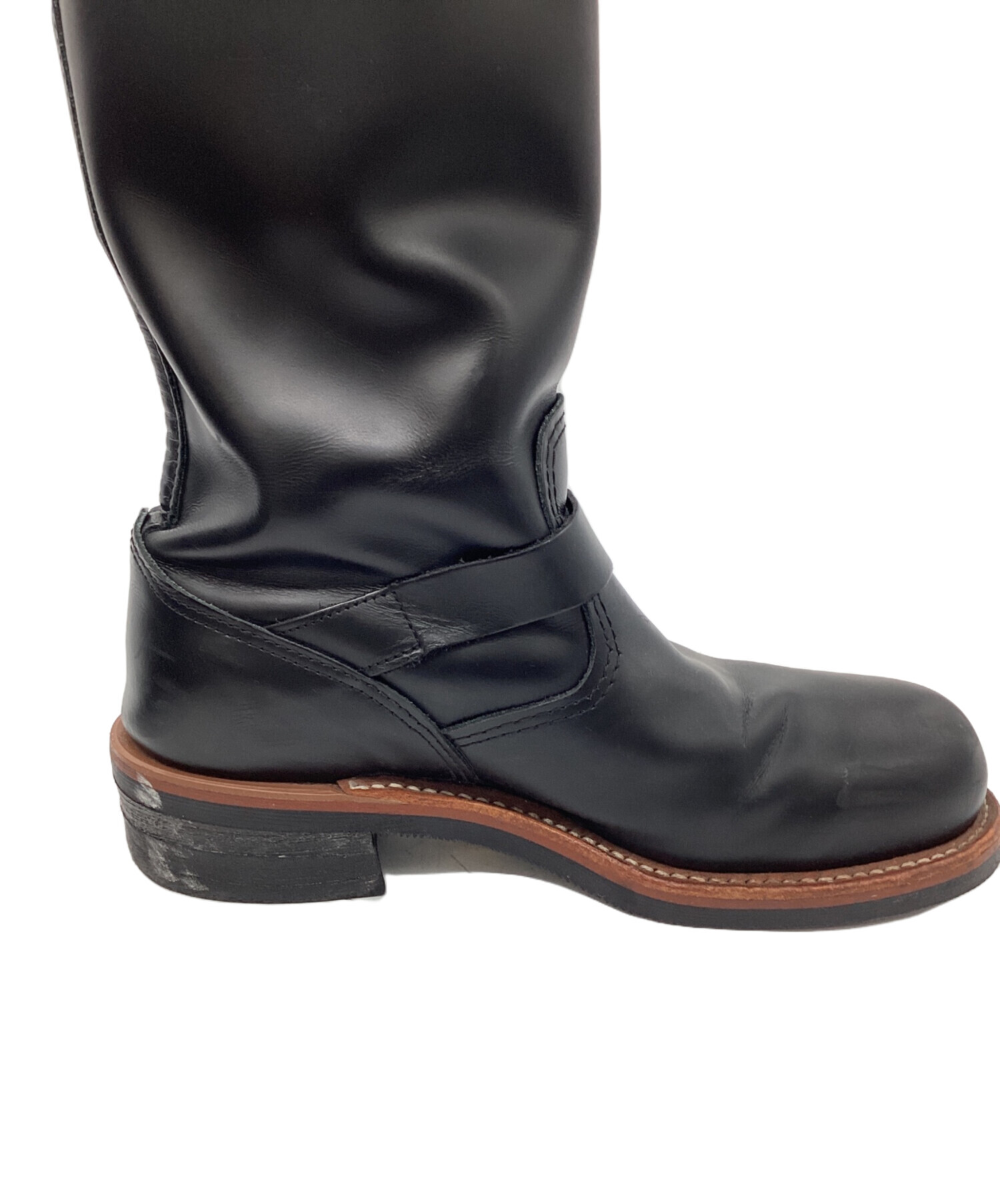 中古・古着通販】CHIPPEWA (チペワ) エンジニアブーツ ブラック サイズ