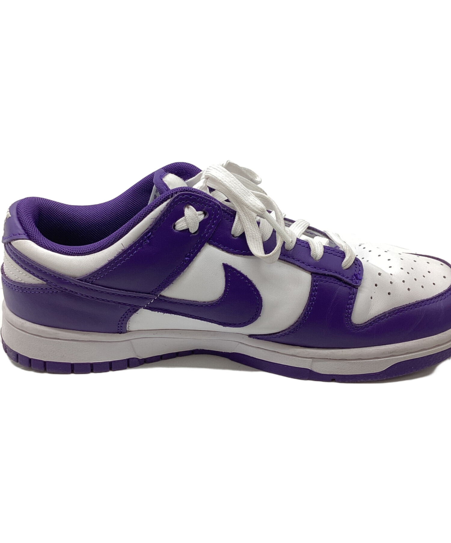 中古・古着通販】NIKE (ナイキ) スニーカー パープル×ホワイト サイズ 