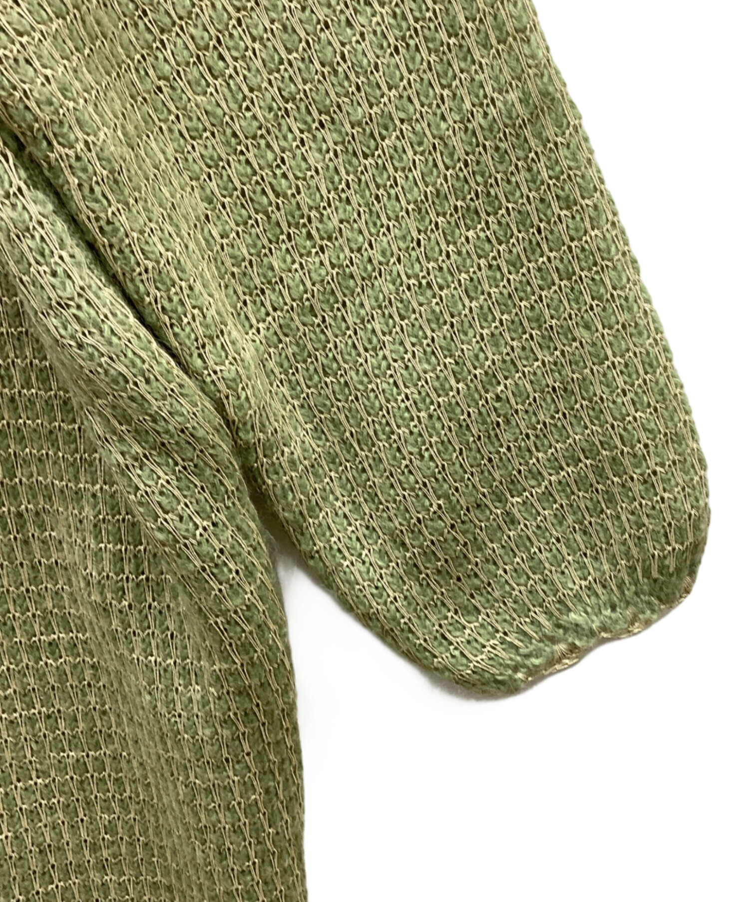 中古・古着通販】TODAYFUL (トゥデイフル) ロングカーディガン 黄緑