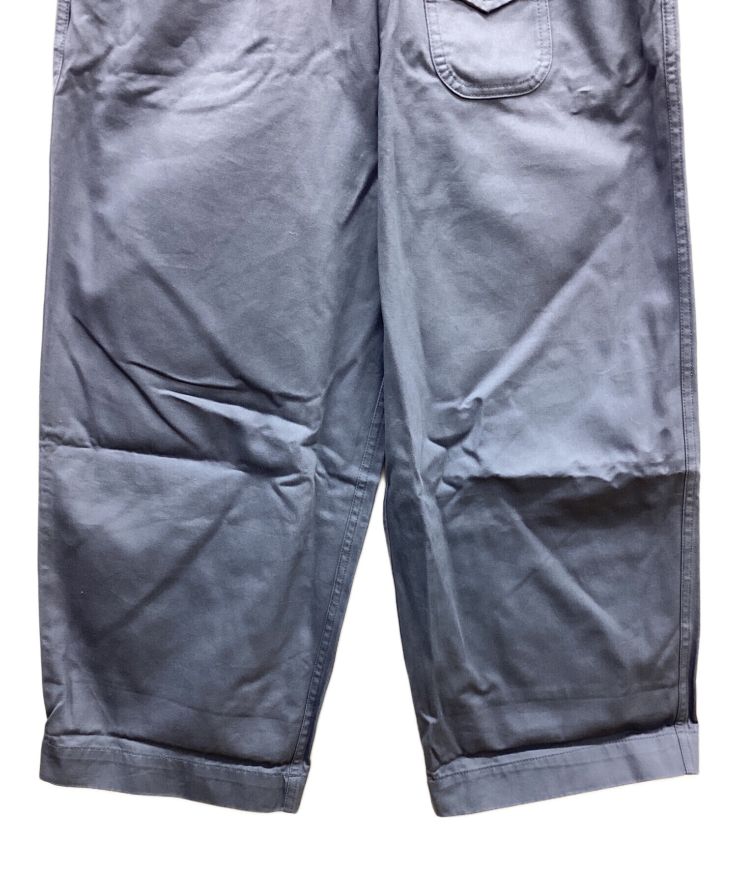 中古・古着通販】ゴーシュ (ゴーシュ) カツラギワイドパンツ ブルー