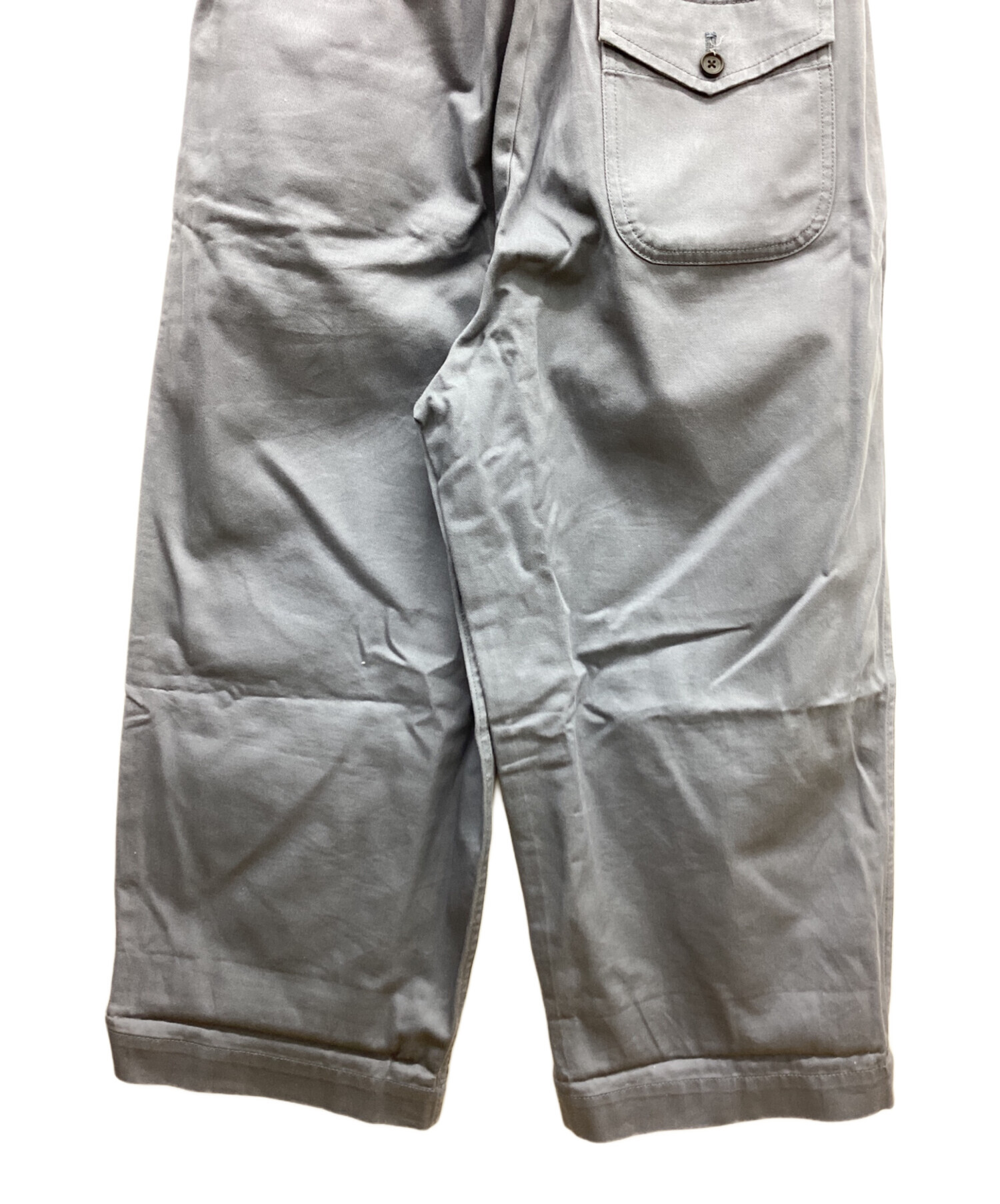 中古・古着通販】ゴーシュ (ゴーシュ) カツラギワイドパンツ ブルー 