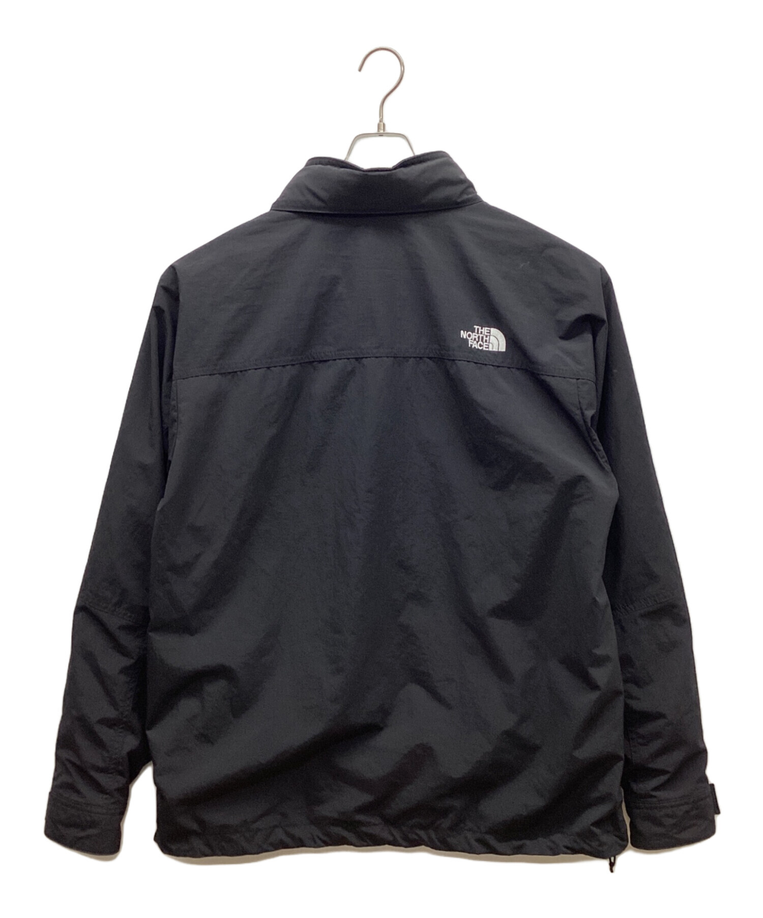 ノースフェイス ナイロンジャケット 中綿 古着 ライナー M 黒 16539 中古・古着通販】THE NORTH FACE (ザ ノース フェイス) ナイロン