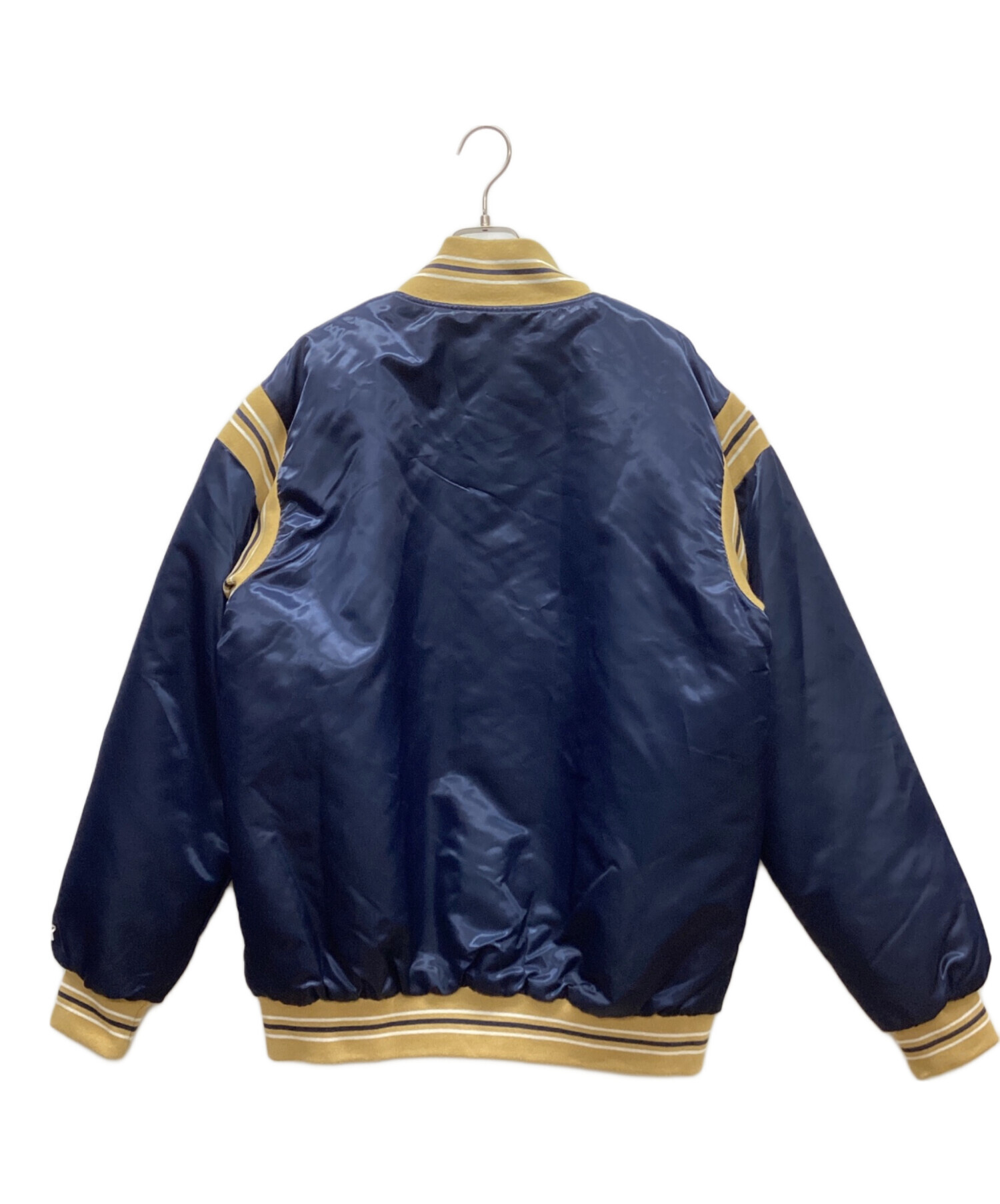 中古・古着通販】STARTER (スターター) ブルゾン ネイビー サイズ:L 
