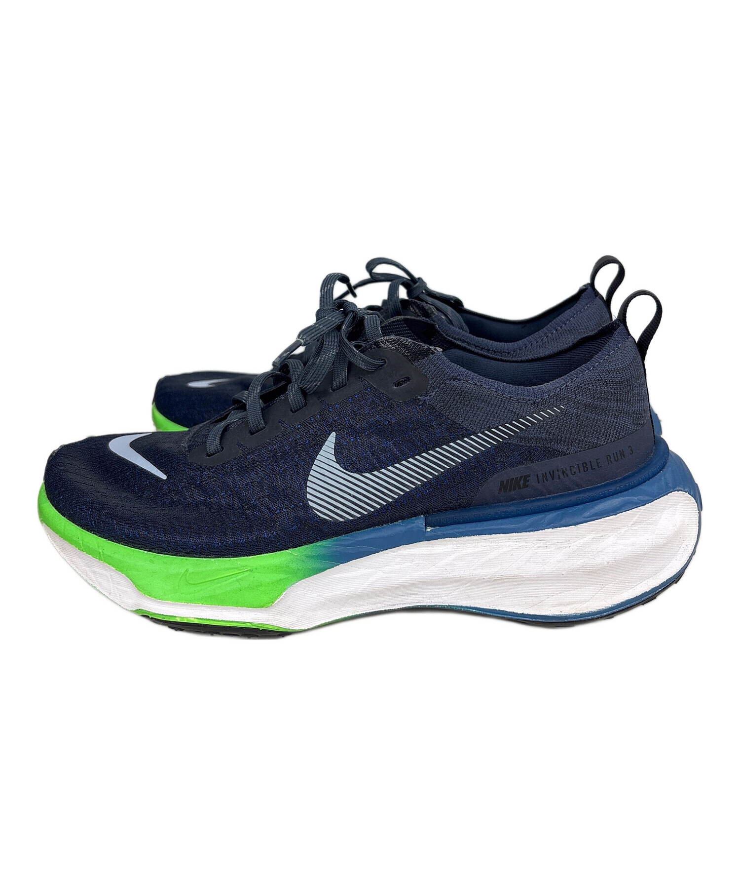 中古・古着通販】NIKE (ナイキ) ランニングシューズ ネイビー サイズ 