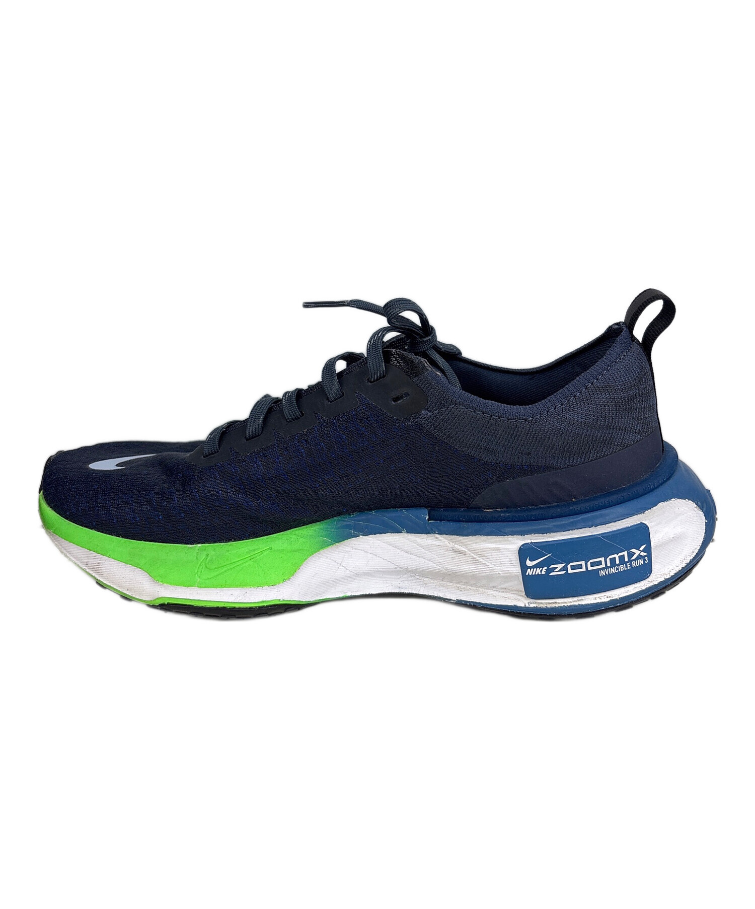 中古・古着通販】NIKE (ナイキ) ランニングシューズ ネイビー サイズ