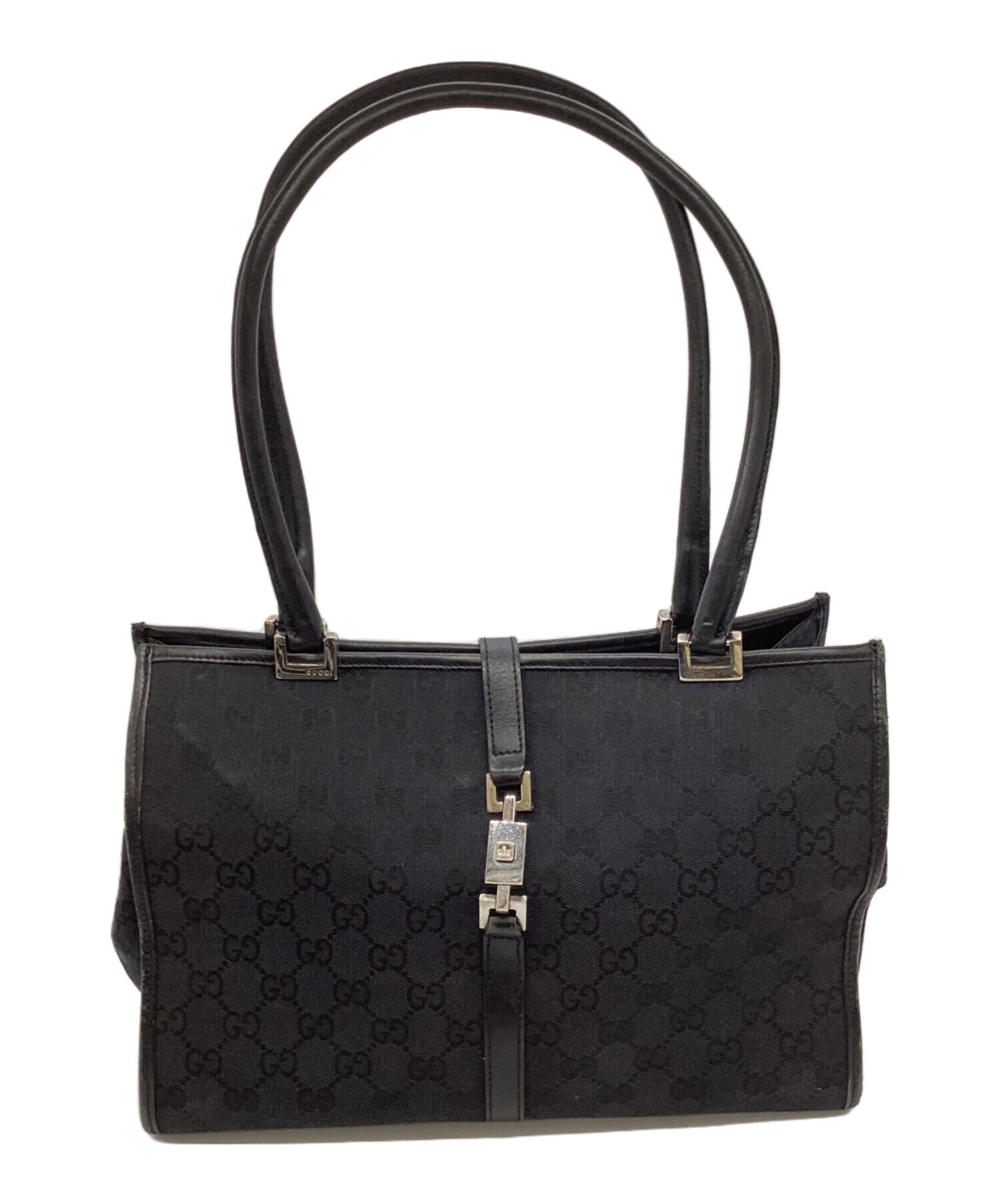 中古・古着通販】GUCCI (グッチ) ハンドバッグ/GG ブラック6｜ブランド 