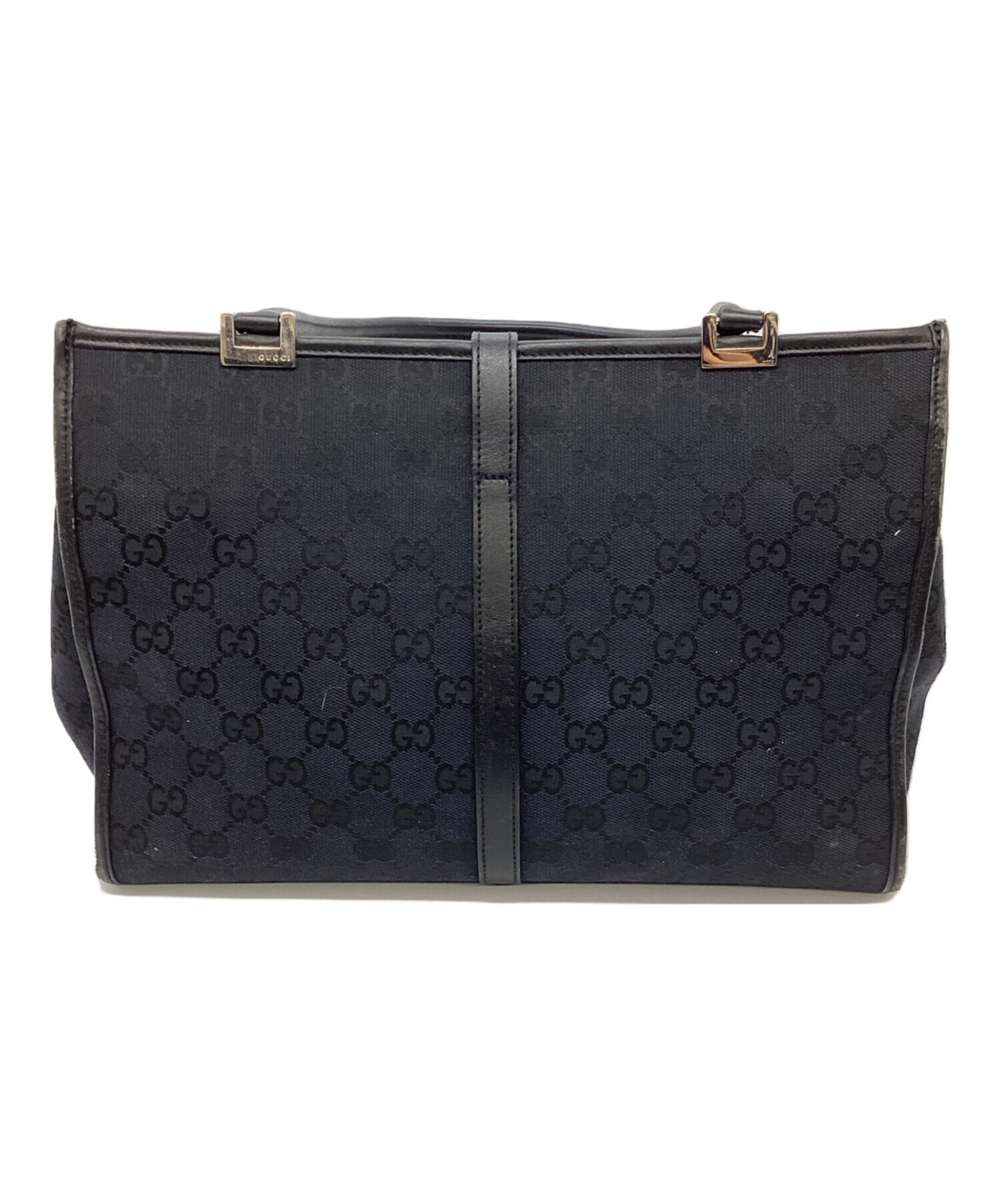 中古・古着通販】GUCCI (グッチ) ハンドバッグ/GG ブラック6｜ブランド 