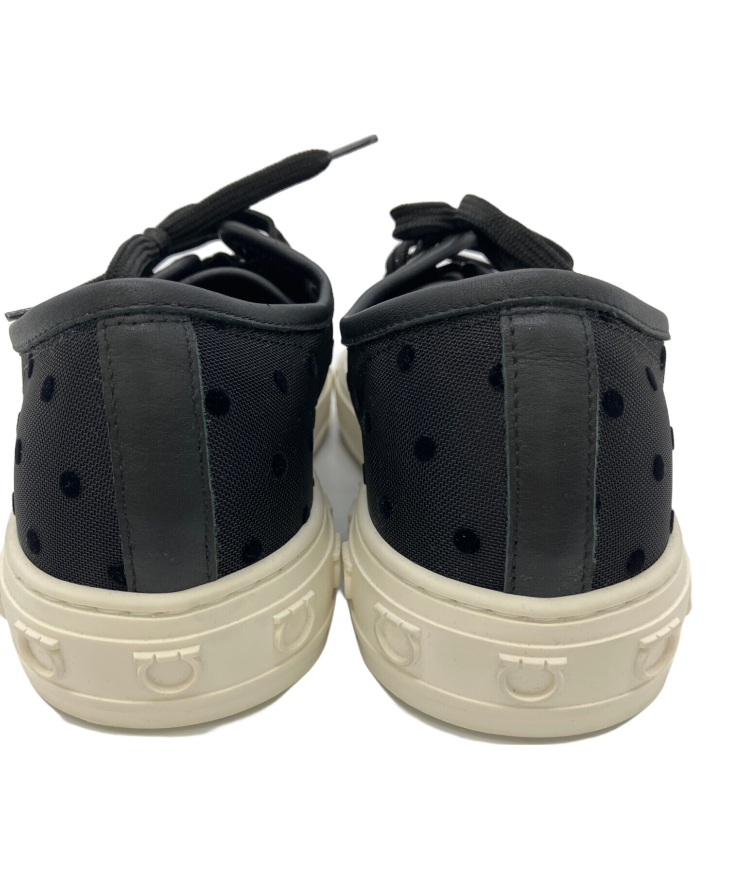Salvatore Ferragamo 黒 6 1/2D フェラガモ バレエ レディース