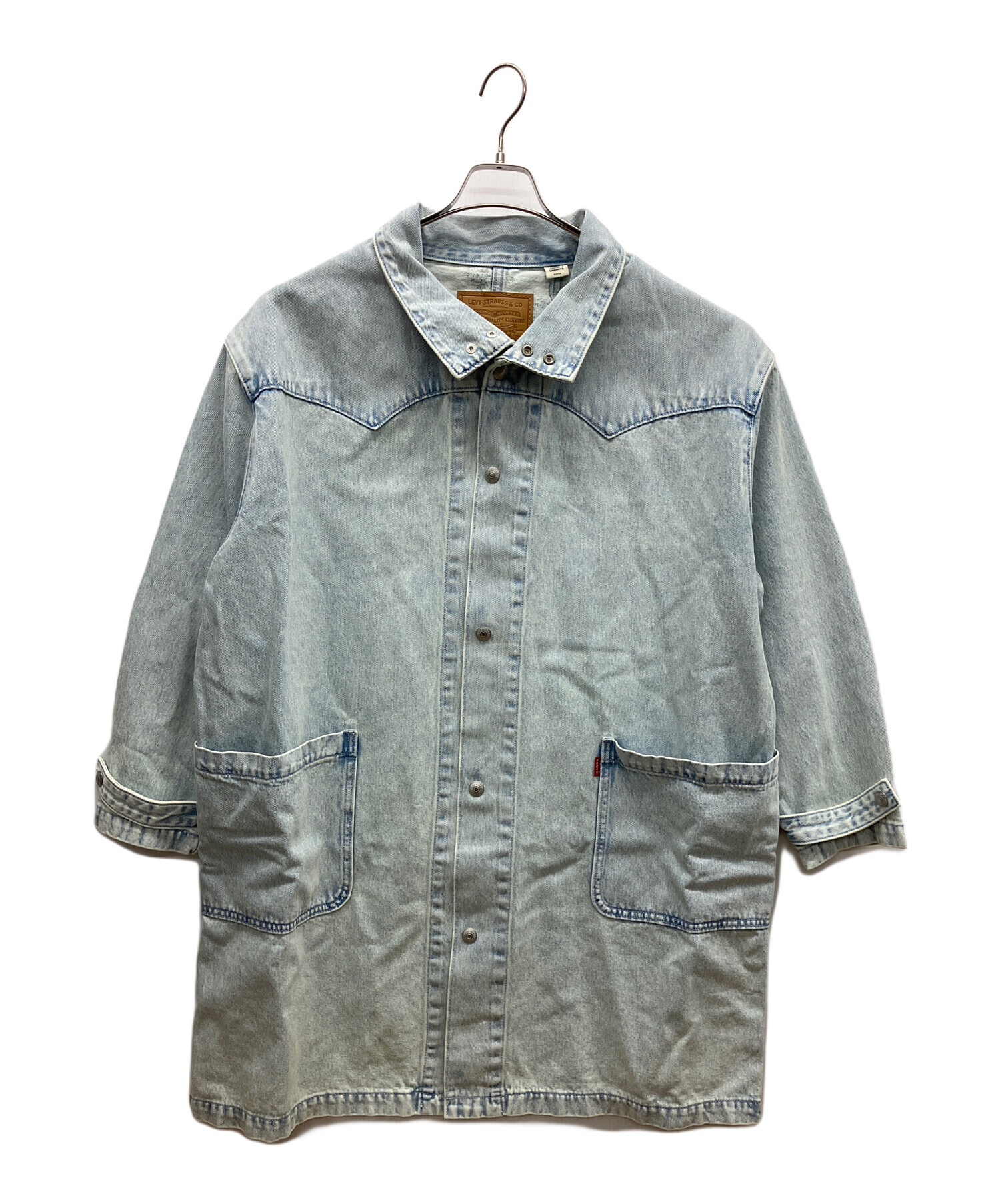 中古・古着通販】LEVI'S (リーバイス) デニムコート インディゴ サイズ