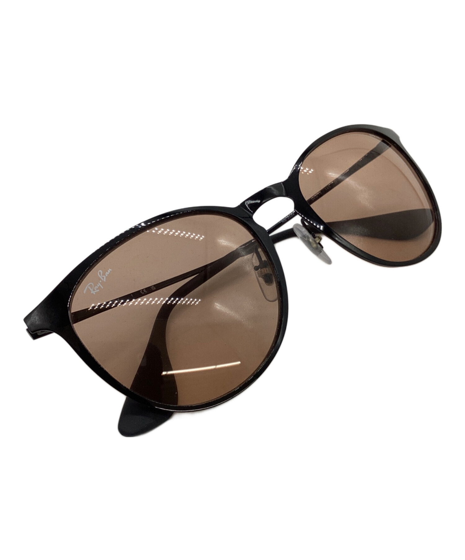 中古・古着通販】RAY-BAN (レイバン) サングラス ブラック×ブラウン 
