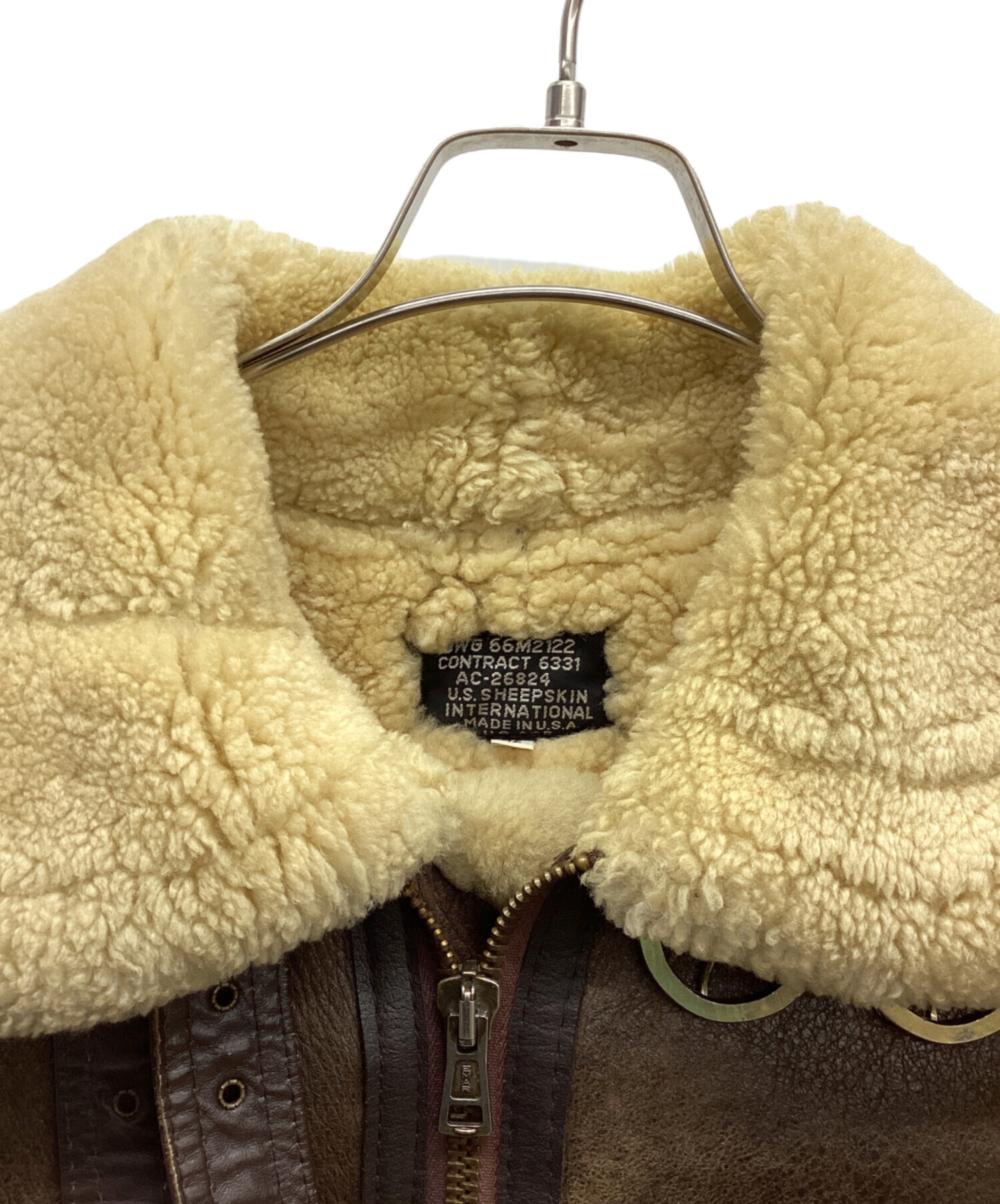 中古・古着通販】US SHEEPSKIN (USシープスキン) ムートンフライト