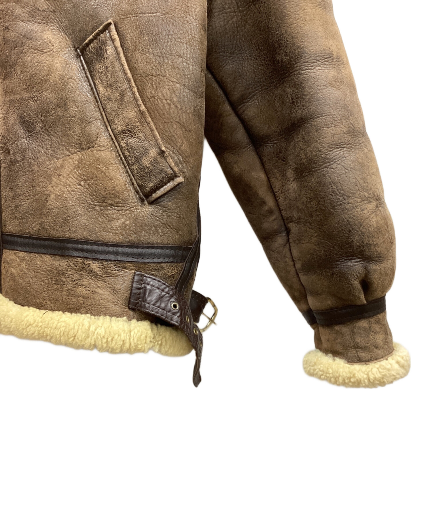 中古・古着通販】US SHEEPSKIN (USシープスキン) ムートンフライト