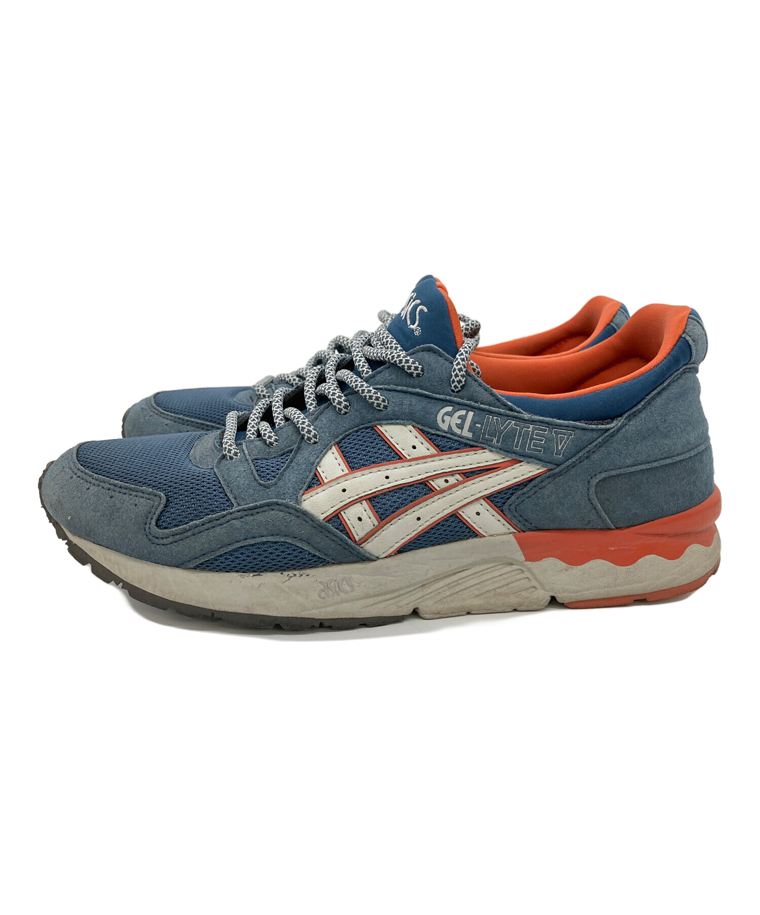 中古・古着通販】asics (アシックス) ランニングシューズ オレンジ 
