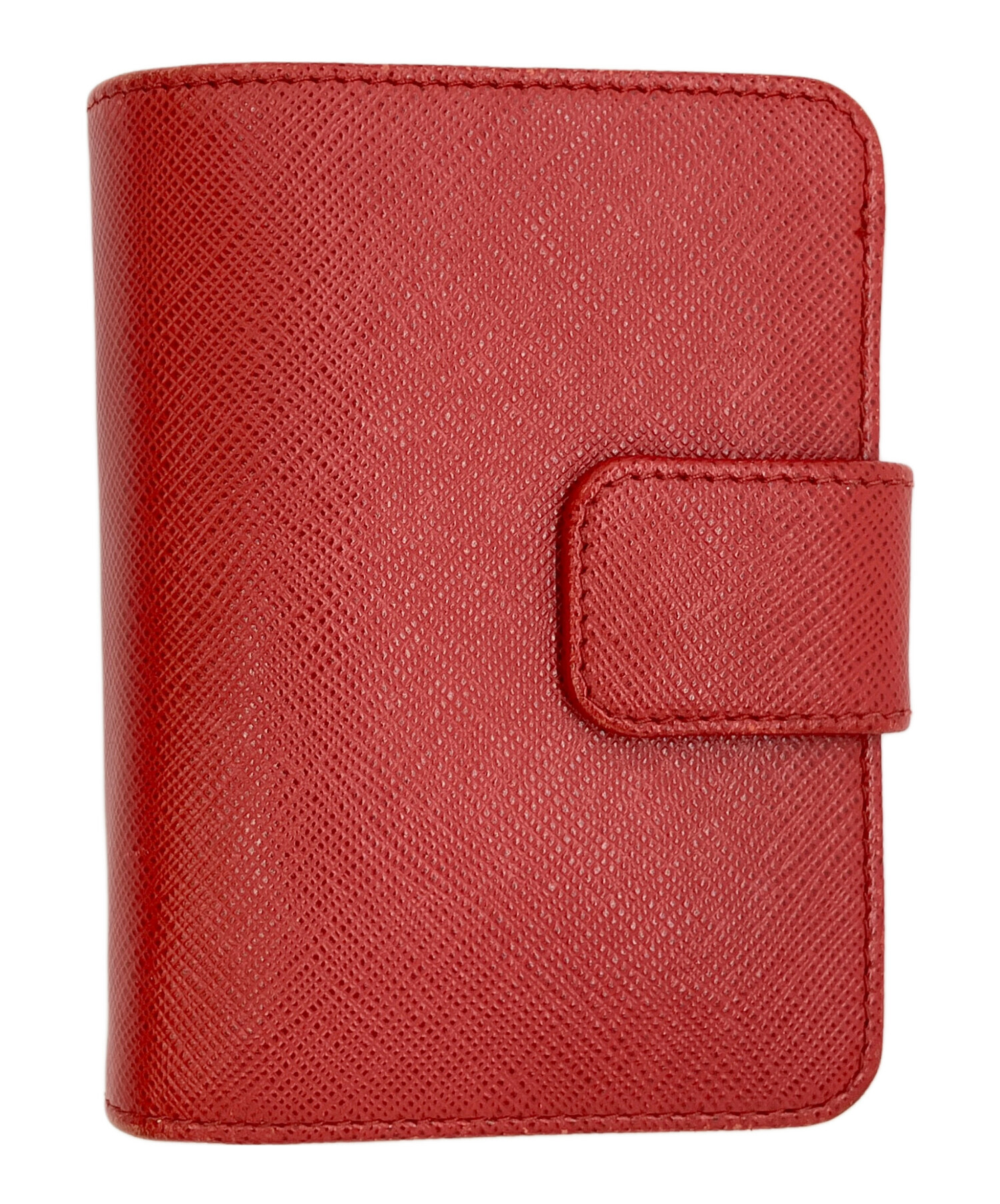 新品未使用　PRADA プラダ　ミニ財布　二つ折り財布　1MV021 赤　レッド プラダ 二つ折り財布 レッド 新品未使用 PRADA プラダ ミニ財布 二