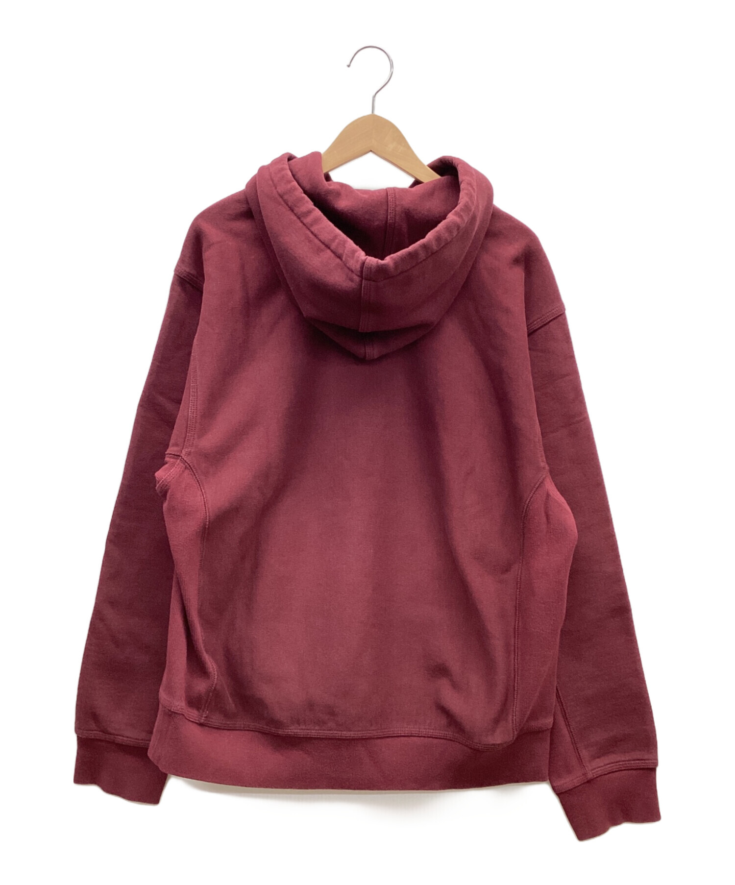 Carhartt カーハート パーカー M 赤 【古着】【中古】【送料無料】 中古・古着通販】CarHartt (カーハート) プルオーバーパーカー レッド