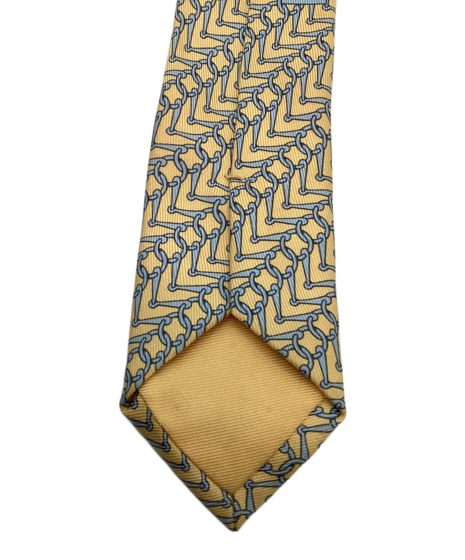 中古・古着通販】HERMES (エルメス) ネクタイ イエロー サイズ