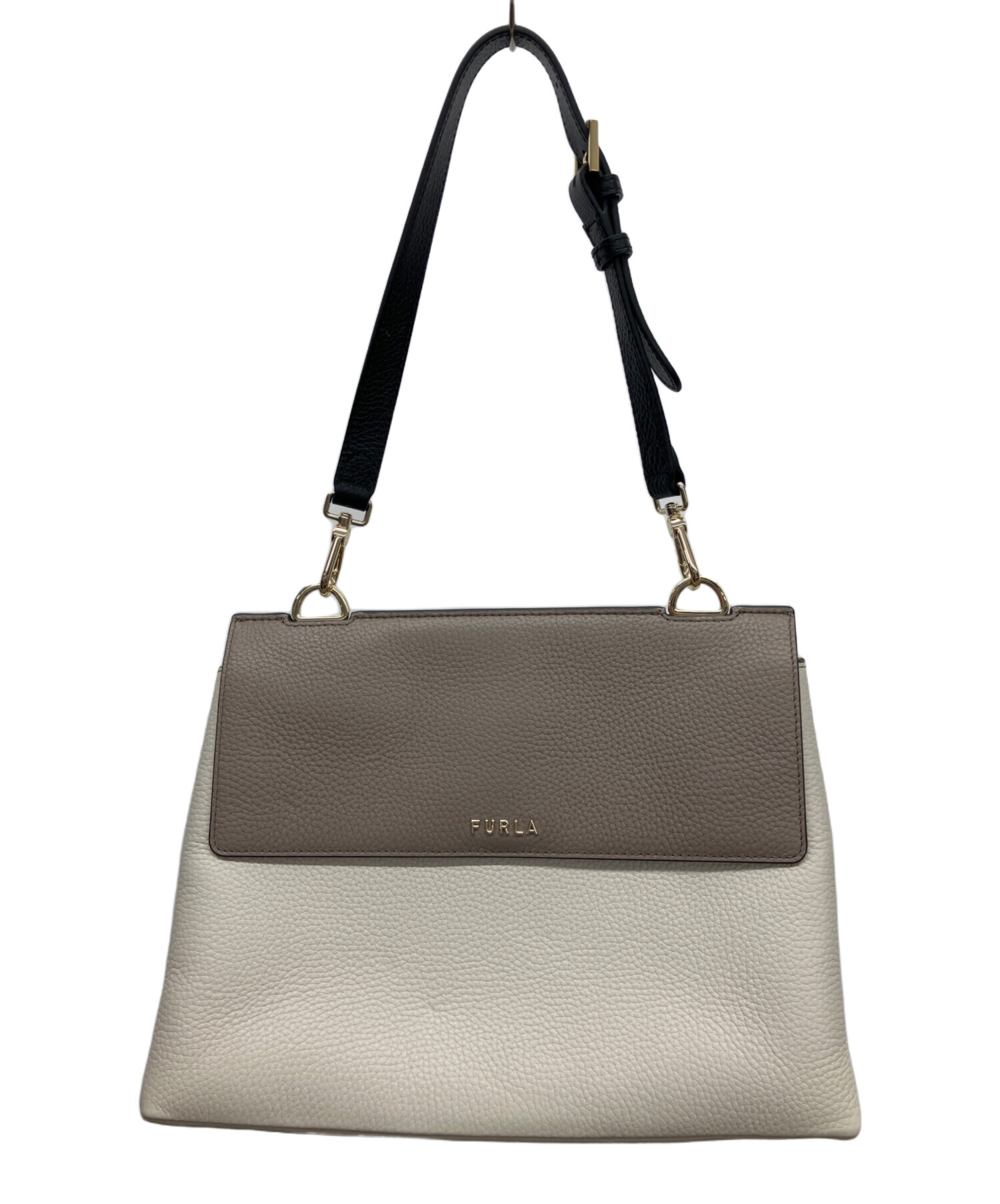 FURLA フルラ ショルダーバッグ - グレー 【古着】【中古】 中古・古着通販】FURLA (フルラ) ショルダーバッグ グレー｜ブランド