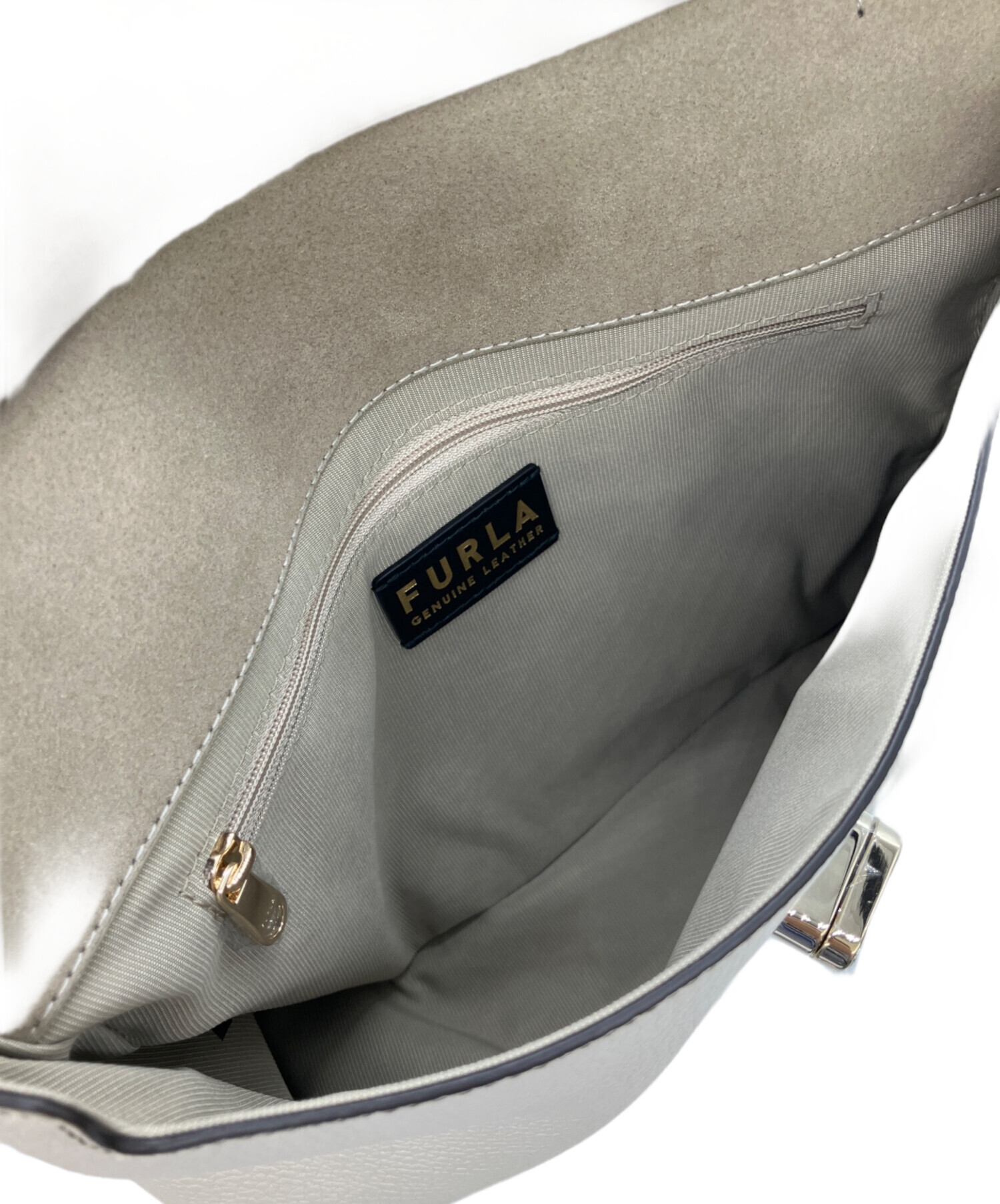 中古・古着通販】FURLA (フルラ) ワンショルダーバッグ グレー