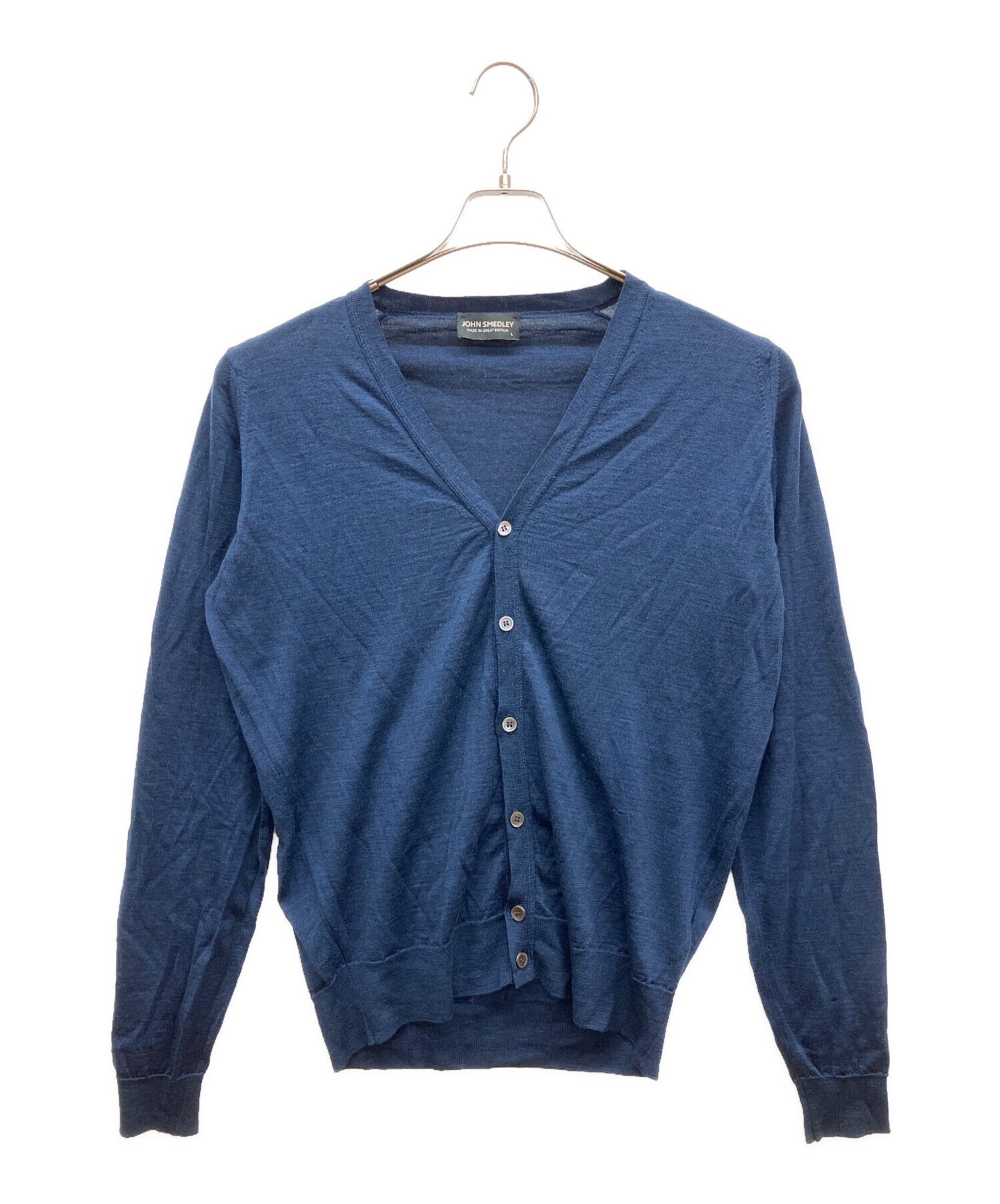 中古・古着通販】JOHN SMEDLEY (ジョンスメドレー) 薄手カーディガン 