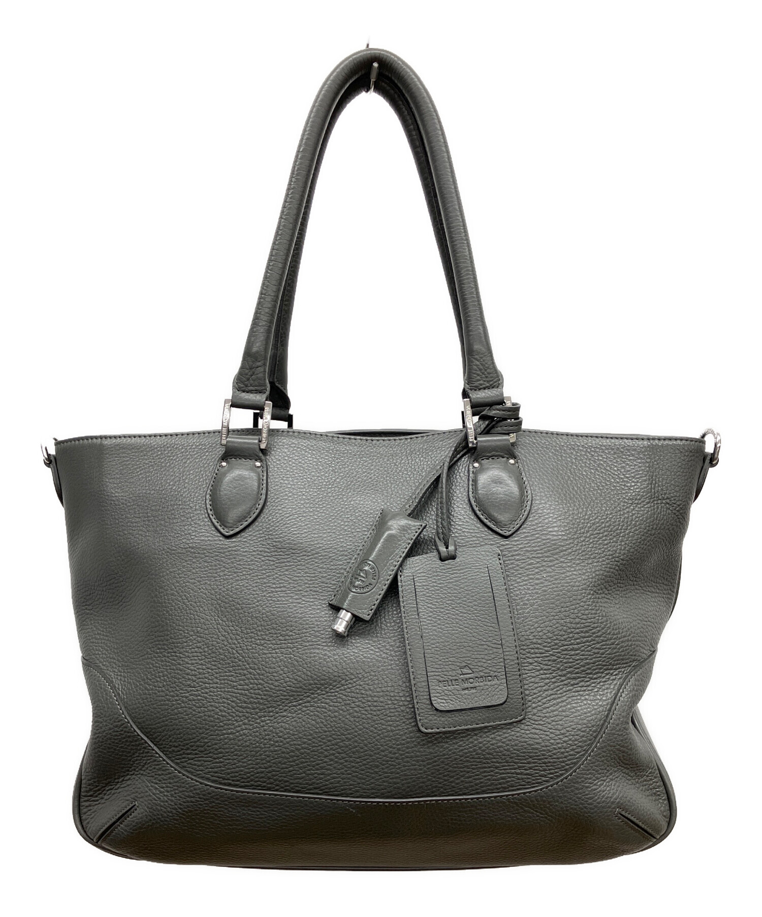 M*割様 【PELLE MORBIDA】トートバッグ チャコールグレー M*割様 【PELLE MORBIDA】トートバッグ チャコールグレー