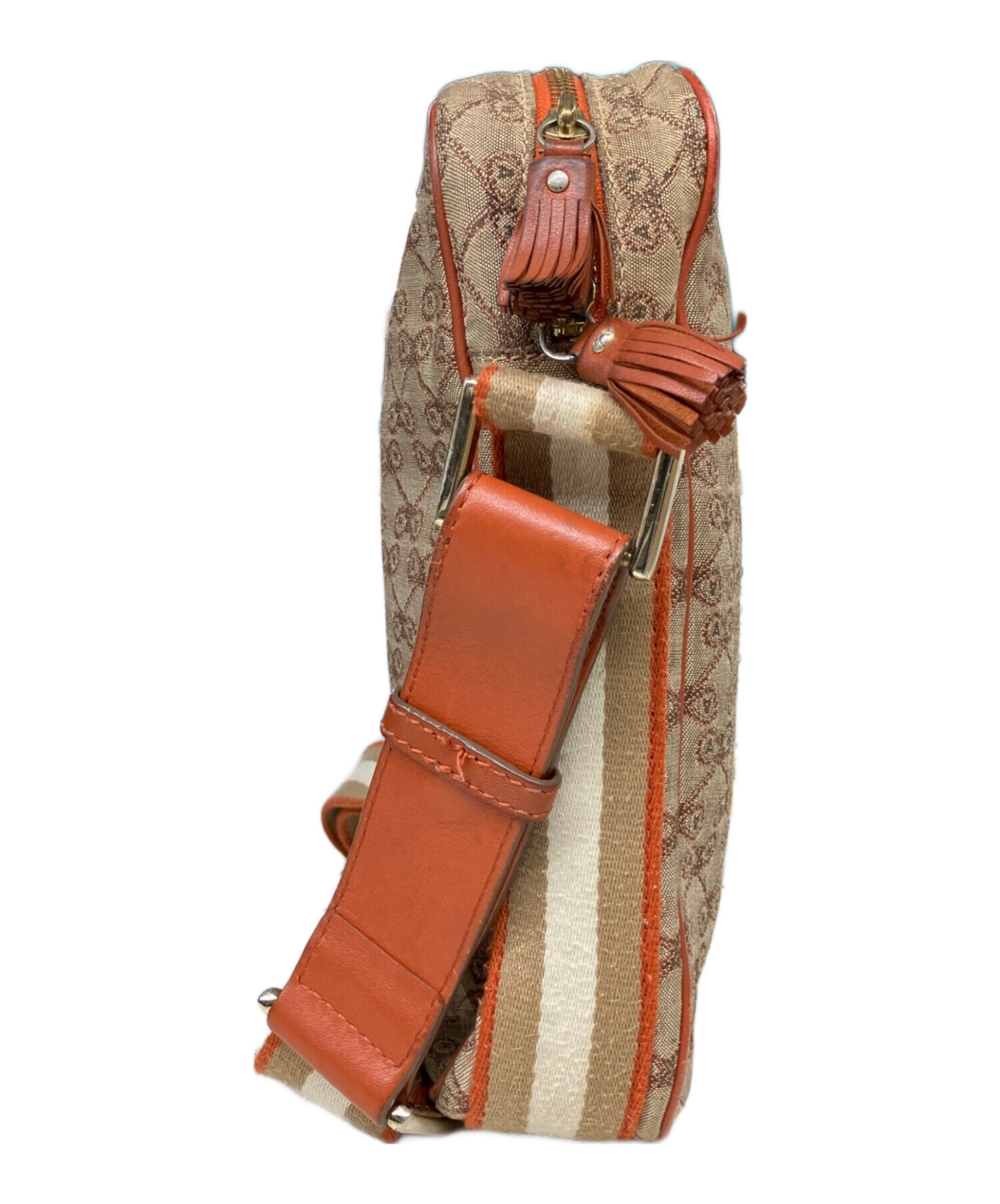 【極美品】ANYA HINDMARCH ニーソン オレンジ ショルダーバッグ 中古・古着通販】ANYA HINDMARCH (アニヤハインドマーチ) ショルダー