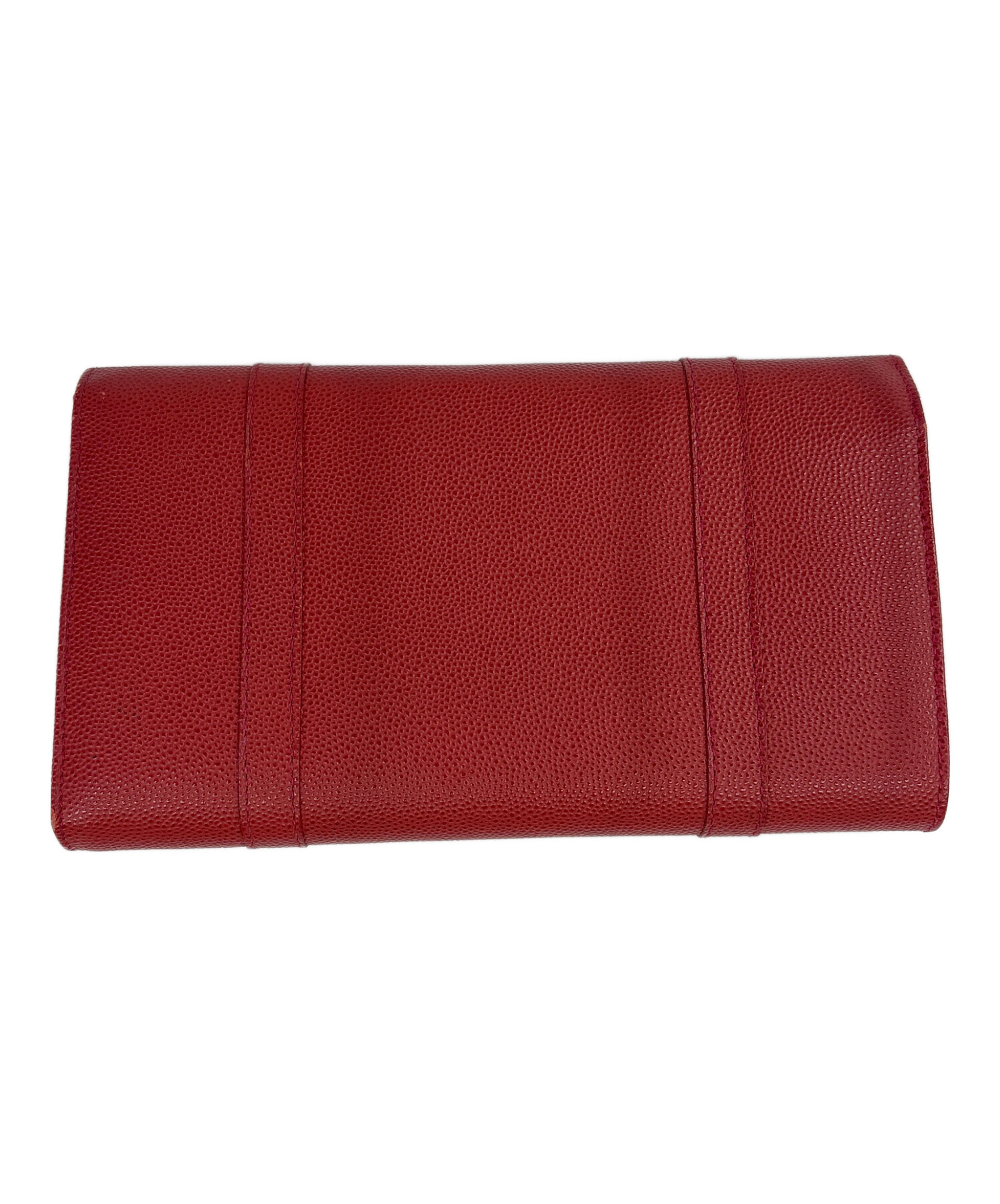 中古・古着通販】OLD CELINE (セリーヌ) 長財布 レッド｜ブランド 
