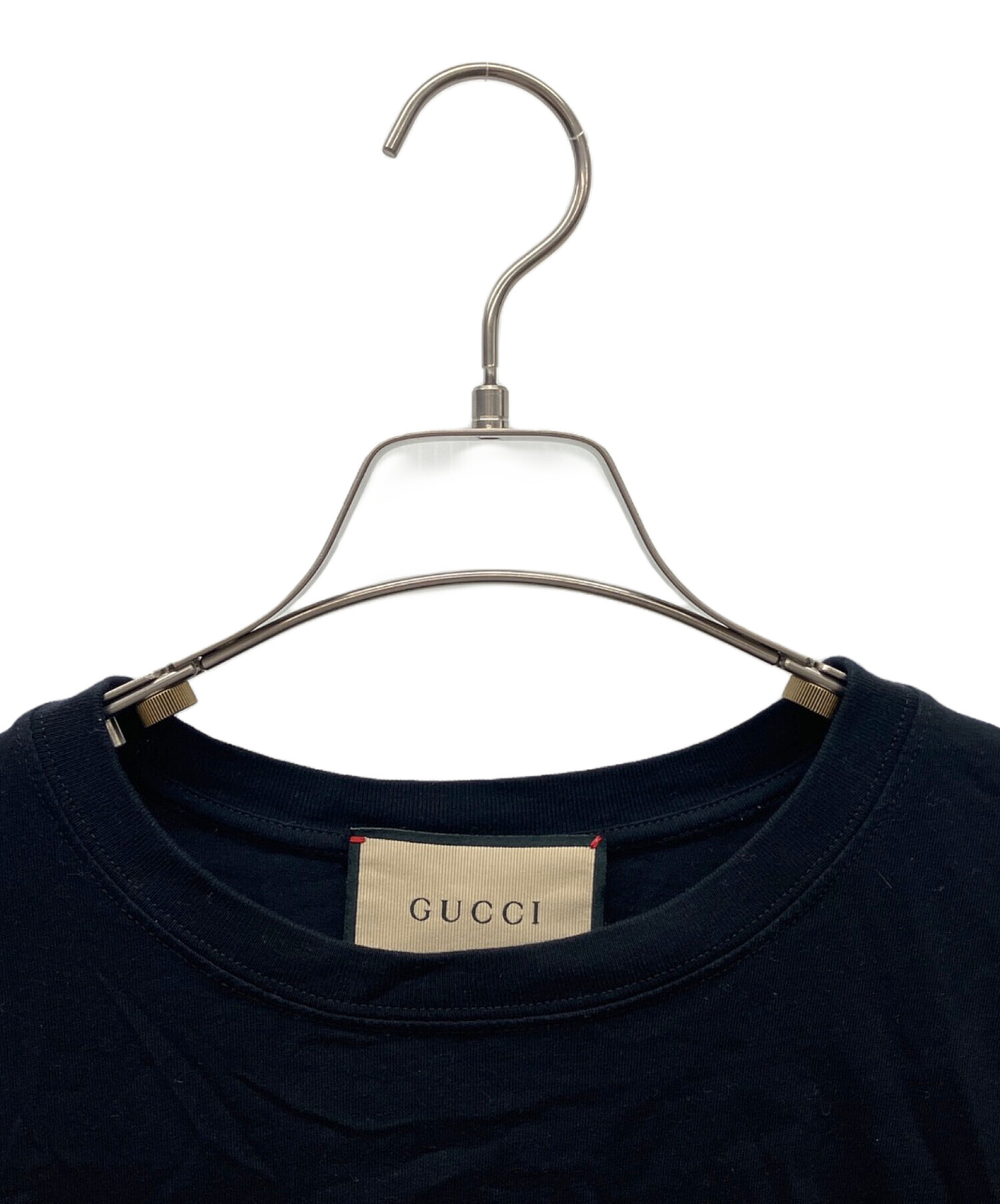 中古・古着通販】GUCCI (グッチ) 半袖カットソー ブラック サイズ:S