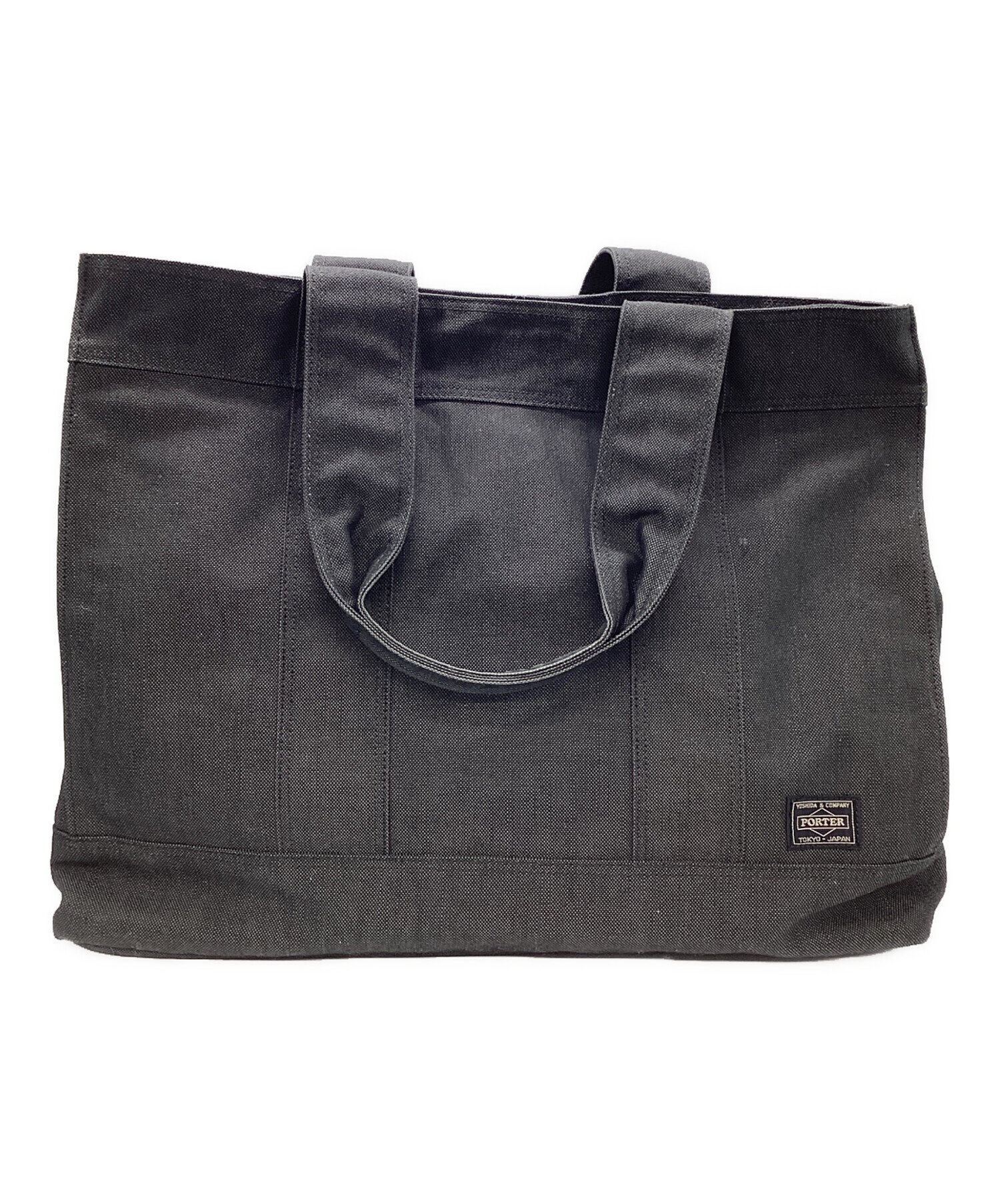 中古・古着通販】PORTER (ポーター) トートバッグ/スモーキー ブラック 