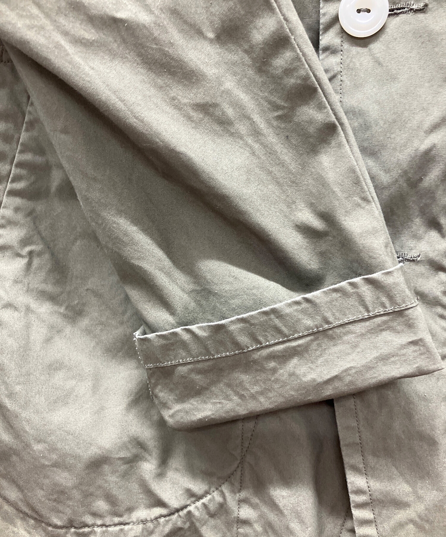 中古・古着通販】DANTON (ダントン) 丸襟ブルゾン カーキ サイズ:38