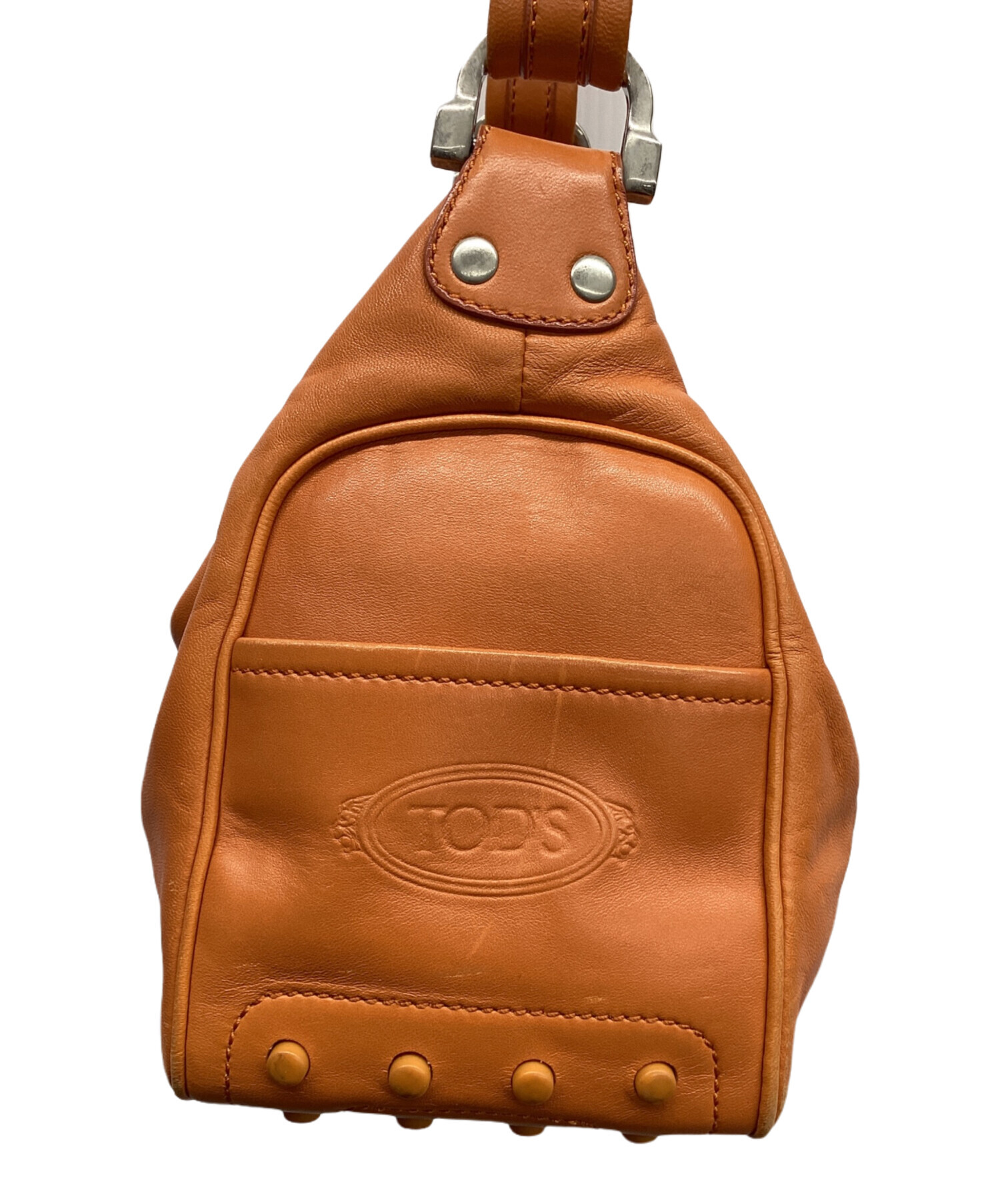 中古・古着通販】TOD'S (トッズ) ワンショルダーバッグ オレンジ