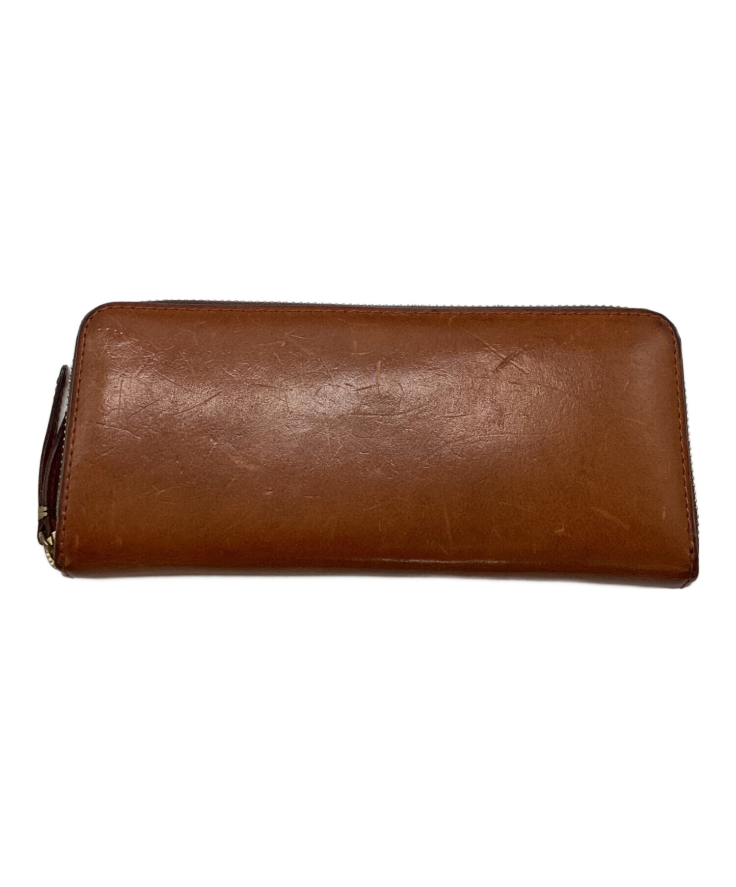 SLOW ブラウン レザー 長財布 古着 アメカジ ヴィンテージ 中古・古着通販】SLOW&CO (スロウアンドコー) 長財布 ブラウン
