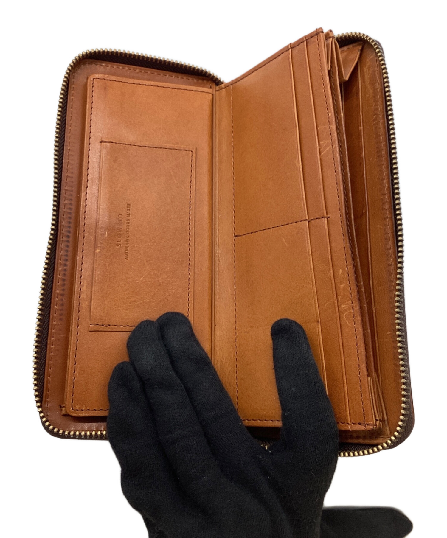 中古・古着通販】SLOW&CO (スロウアンドコー) 長財布 ブラウン