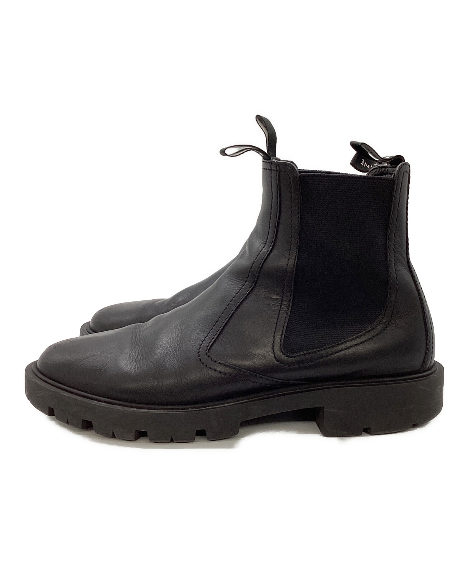 中古・古着通販】CELINE (セリーヌ) サイドゴアブーツ ブラック サイズ 