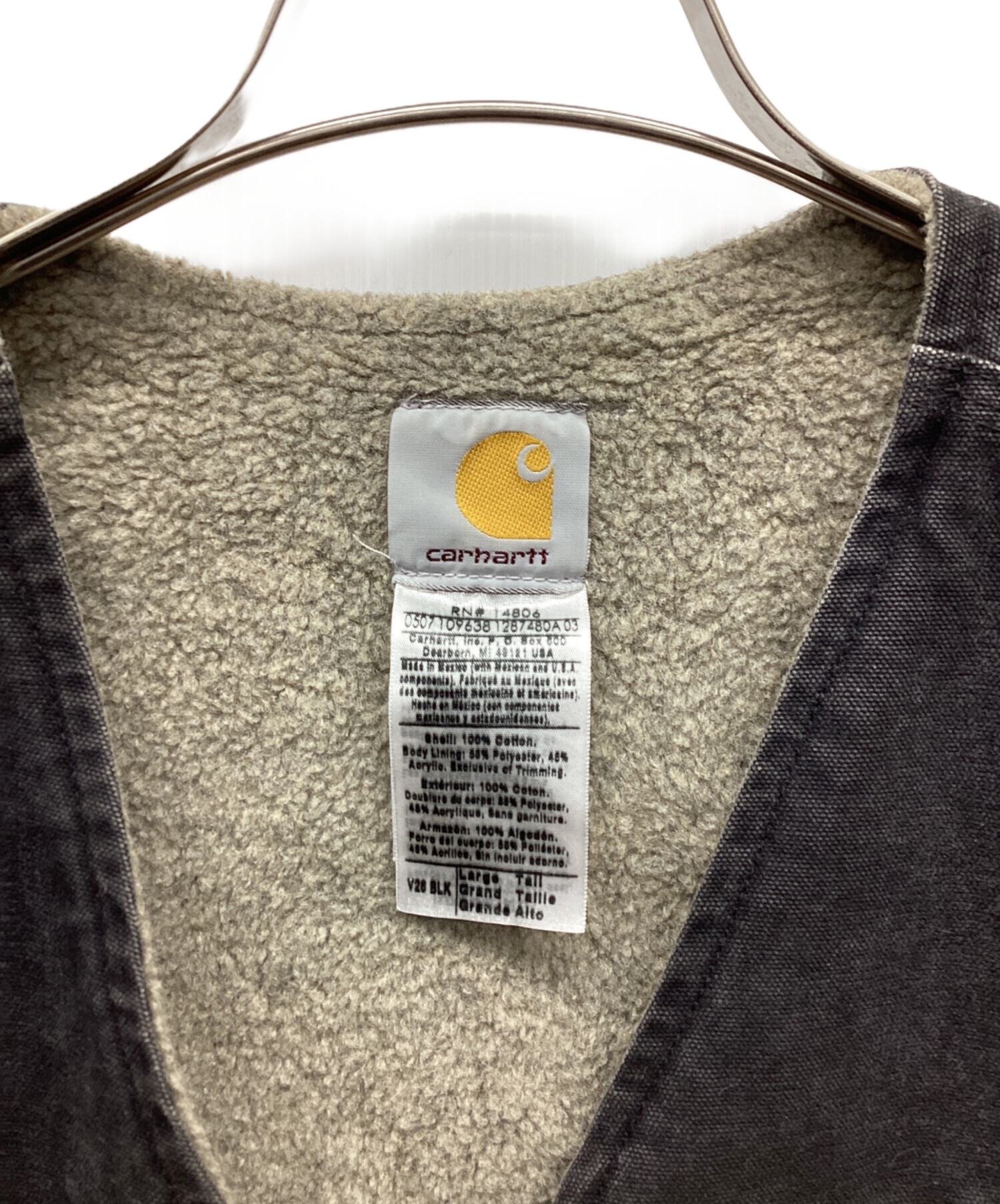 中古・古着通販】CarHartt (カーハート) ダックベスト グレー サイズ