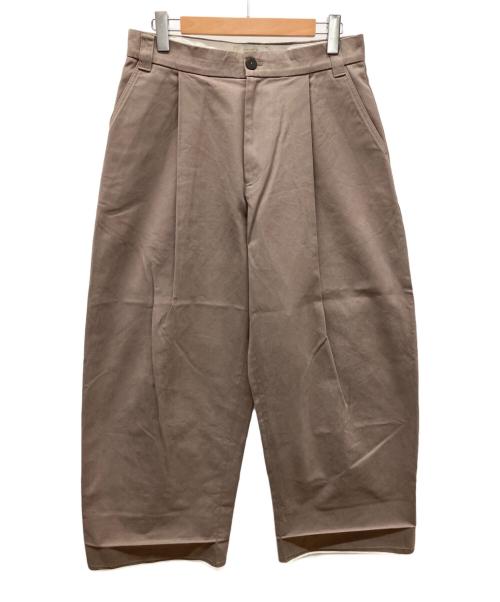 ユーズド 古着 スタジオニコルソン ワイドパンツ ベージュ モード デザイン 中古・古着通販】STUDIO NICHOLSON (スタジオ ニコルソン) ワイド