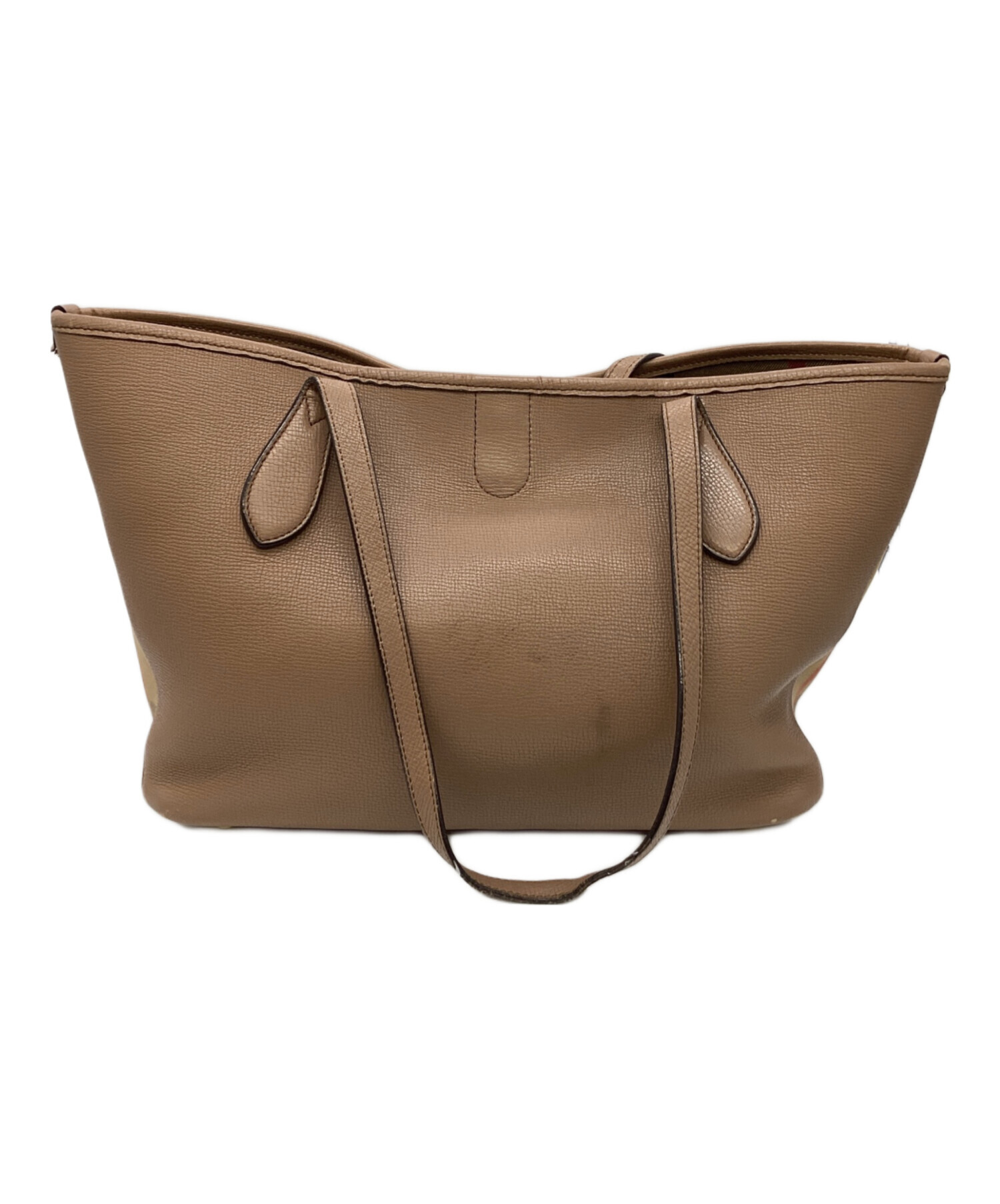 中古・古着通販】BURBERRY (バーバリー) トートバッグ ベージュ 