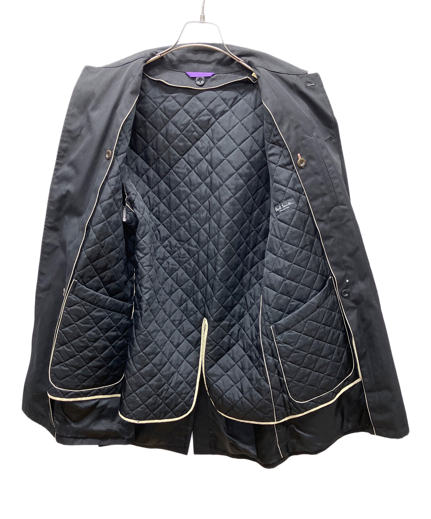 中古・古着通販】PAUL SMITH (ポールスミス) コート ブラック サイズ:M