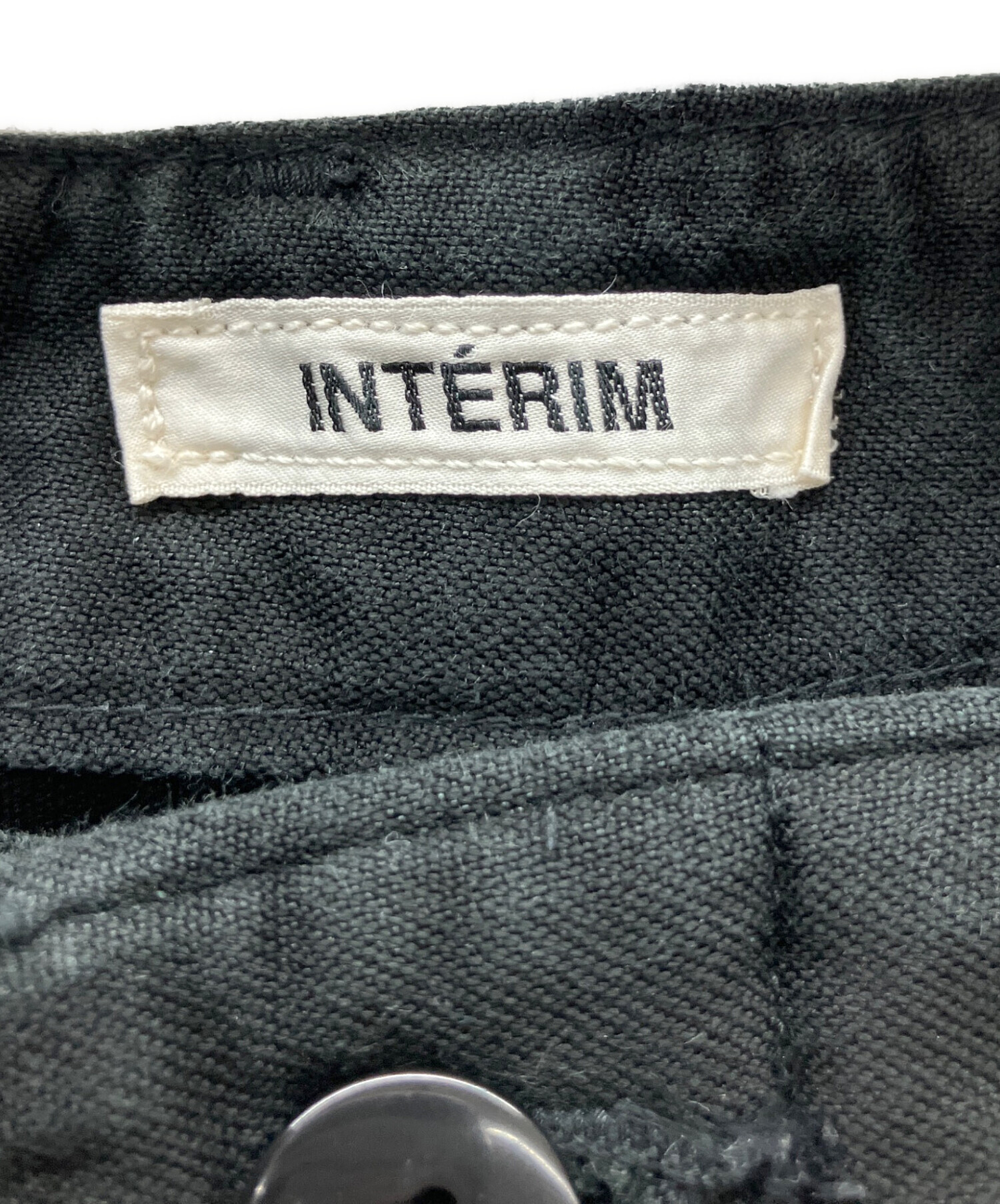 中古・古着通販】INTERIM (インテリム) ベイカーパンツ ブラック